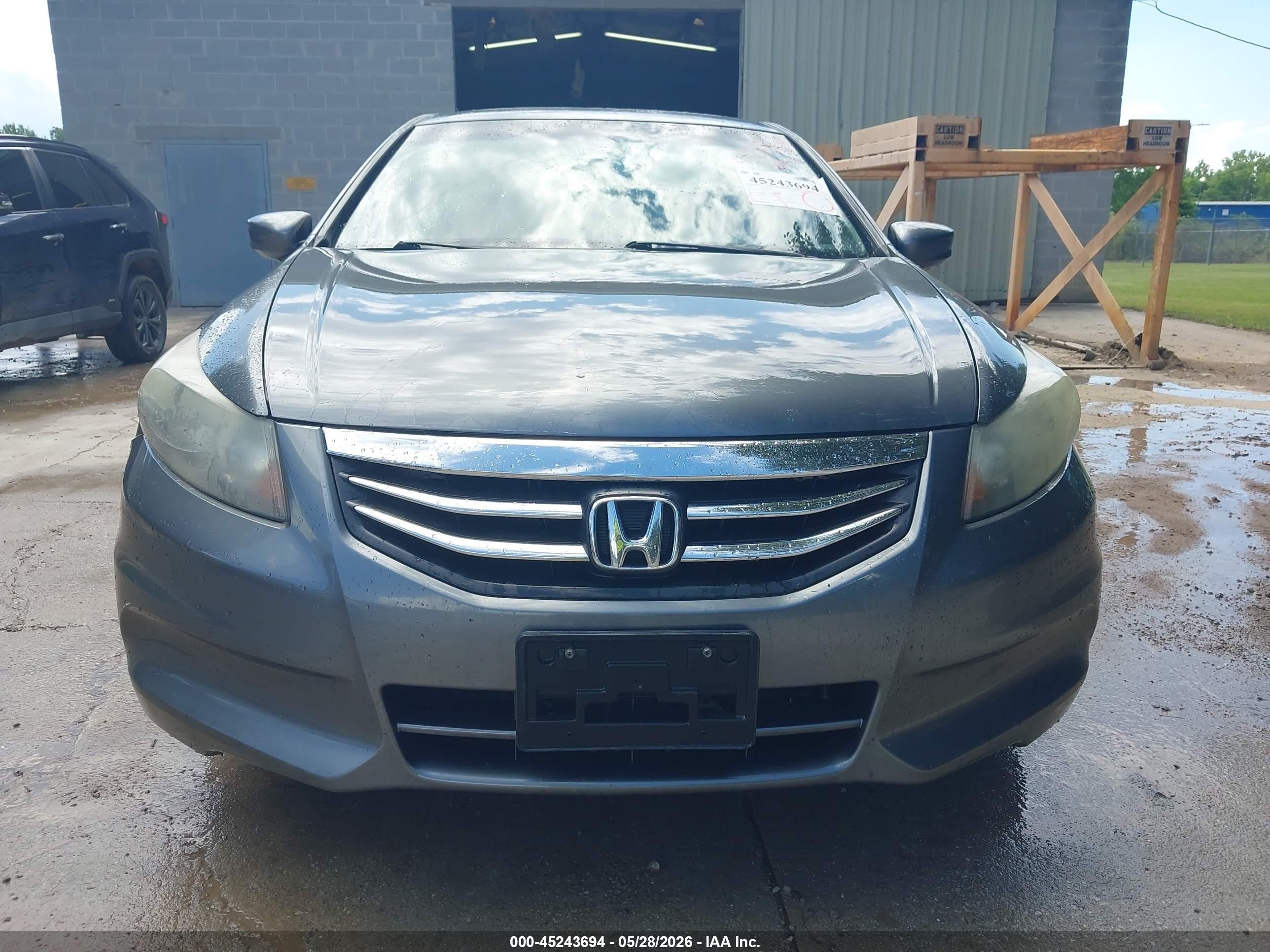 2012 Honda Accord 2.4 Ex-l Gray vin: 1HGCP2F80CA032755