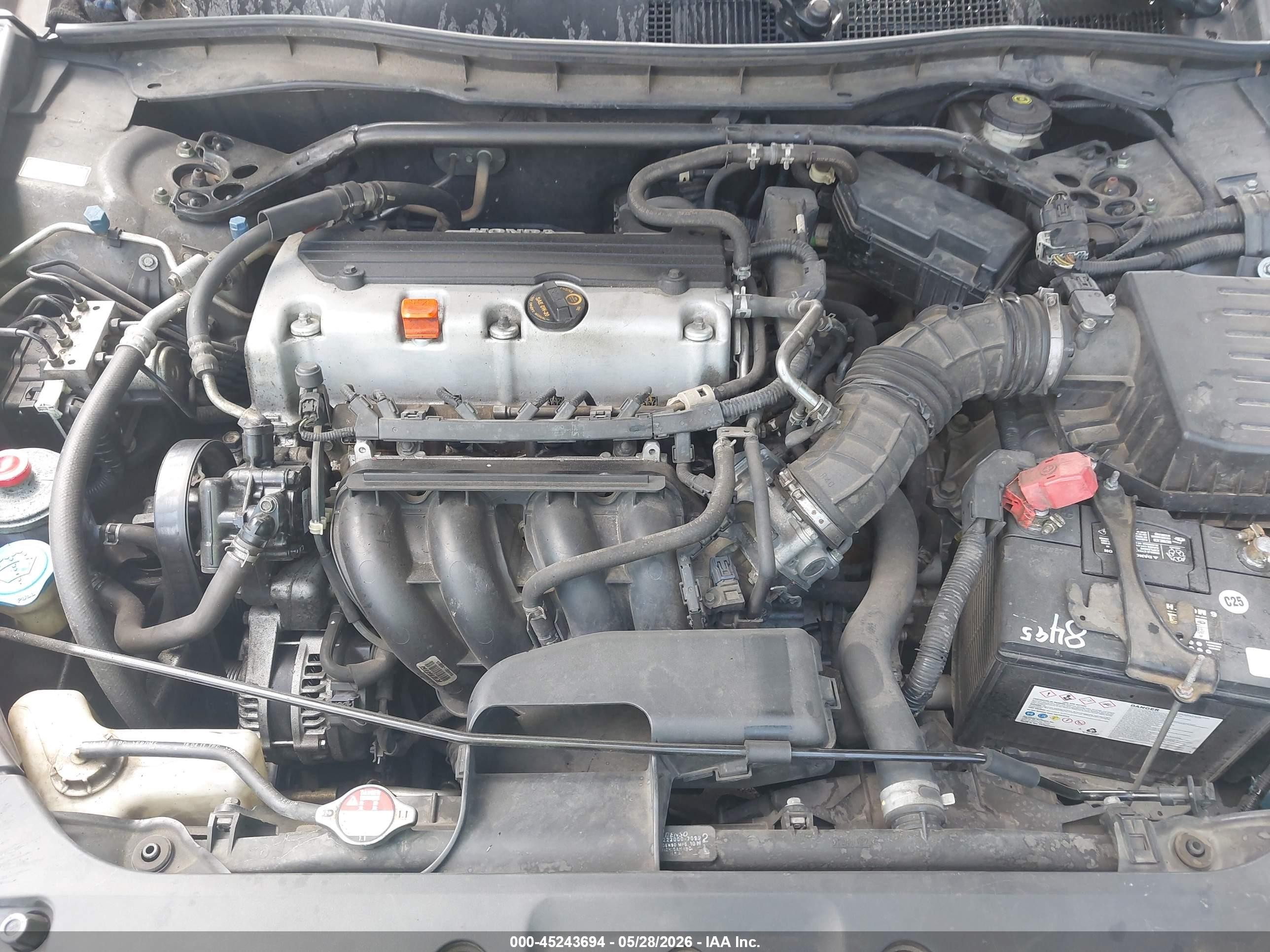 2012 Honda Accord 2.4 Ex-l Gray vin: 1HGCP2F80CA032755