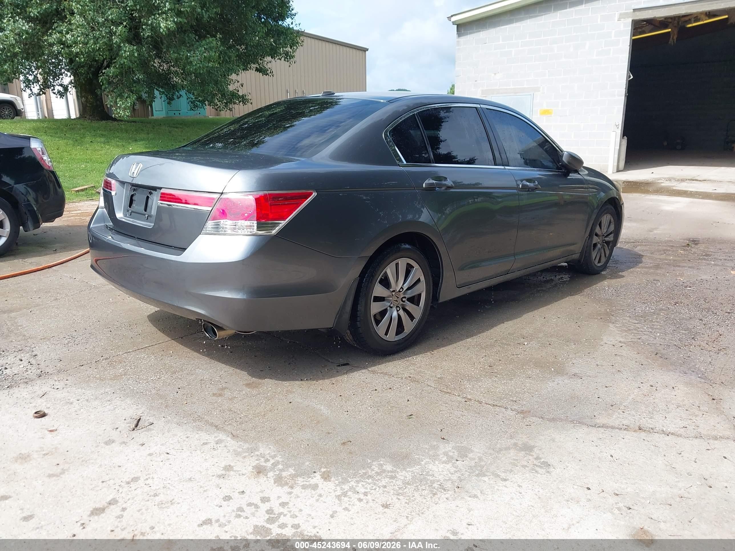 2012 Honda Accord 2.4 Ex-l Gray vin: 1HGCP2F80CA032755
