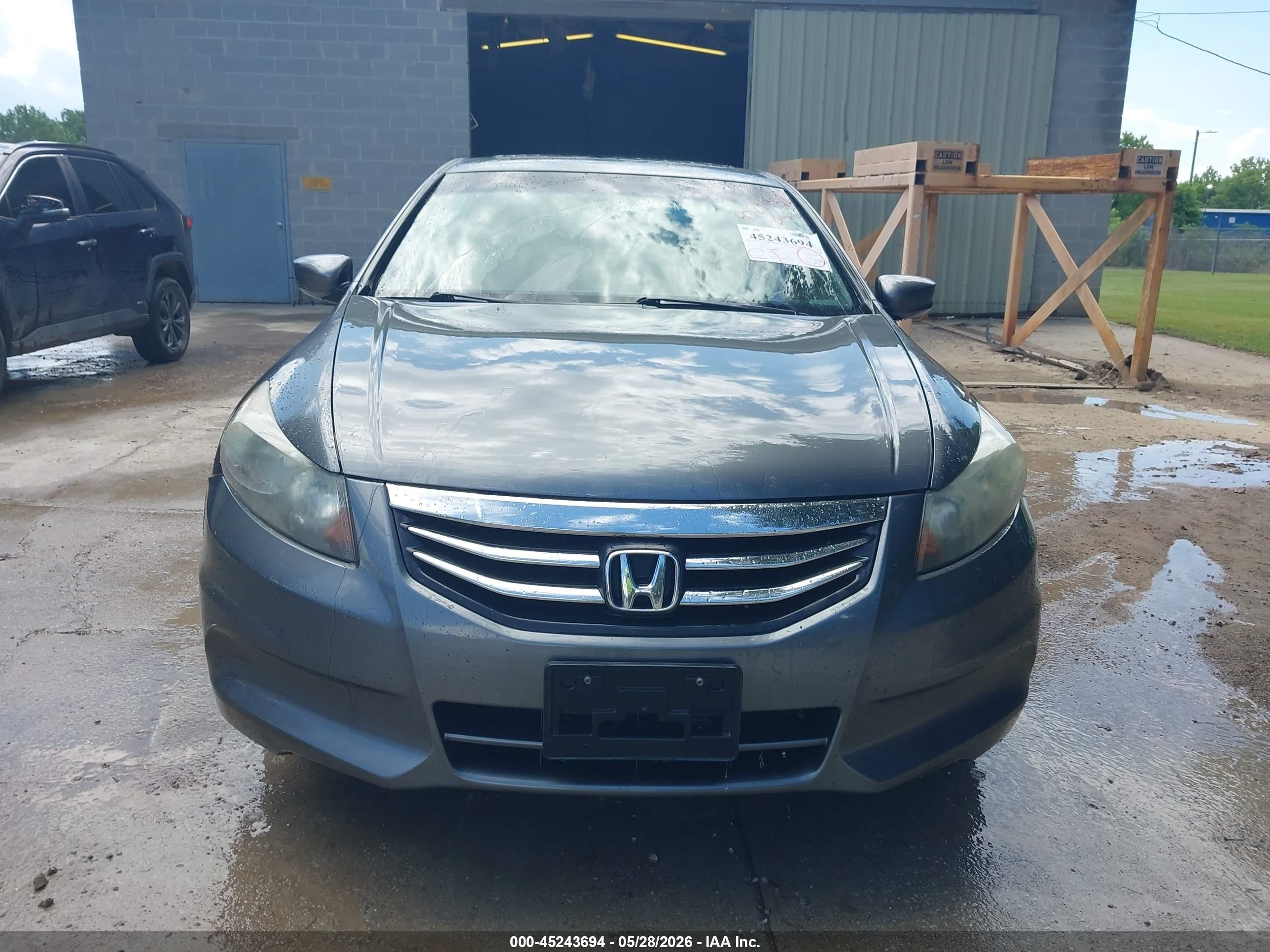 2012 Honda Accord 2.4 Ex-l Gray vin: 1HGCP2F80CA032755