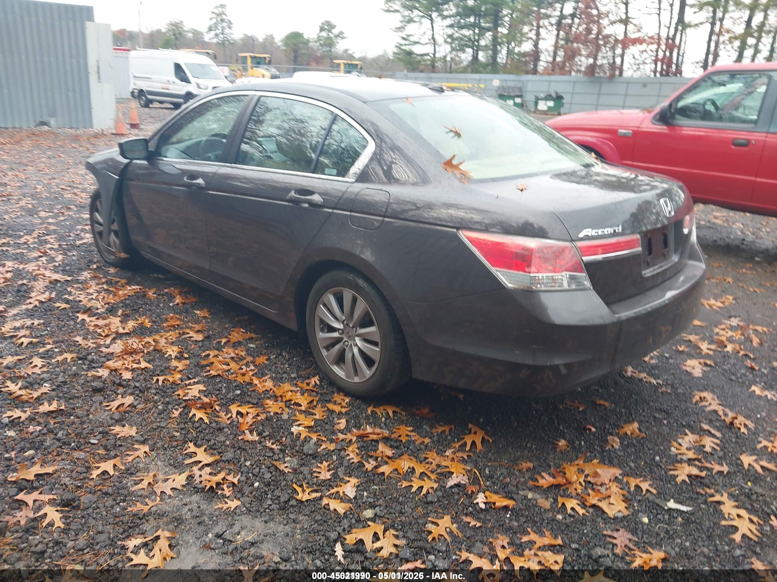2012 Honda Accord 2.4 Ex-l Серый vin: 1HGCP2F80CA059857