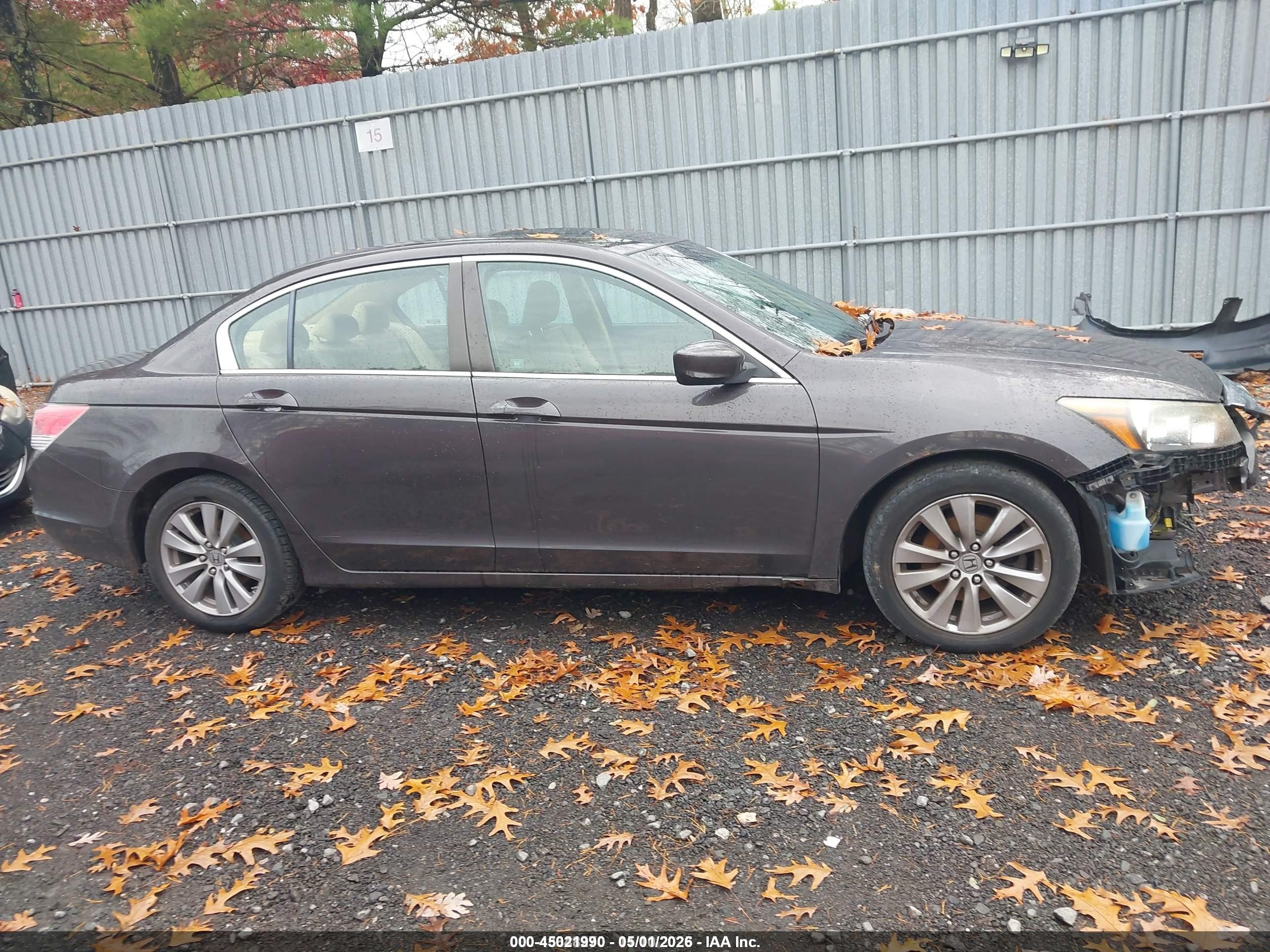 2012 Honda Accord 2.4 Ex-l Серый vin: 1HGCP2F80CA059857