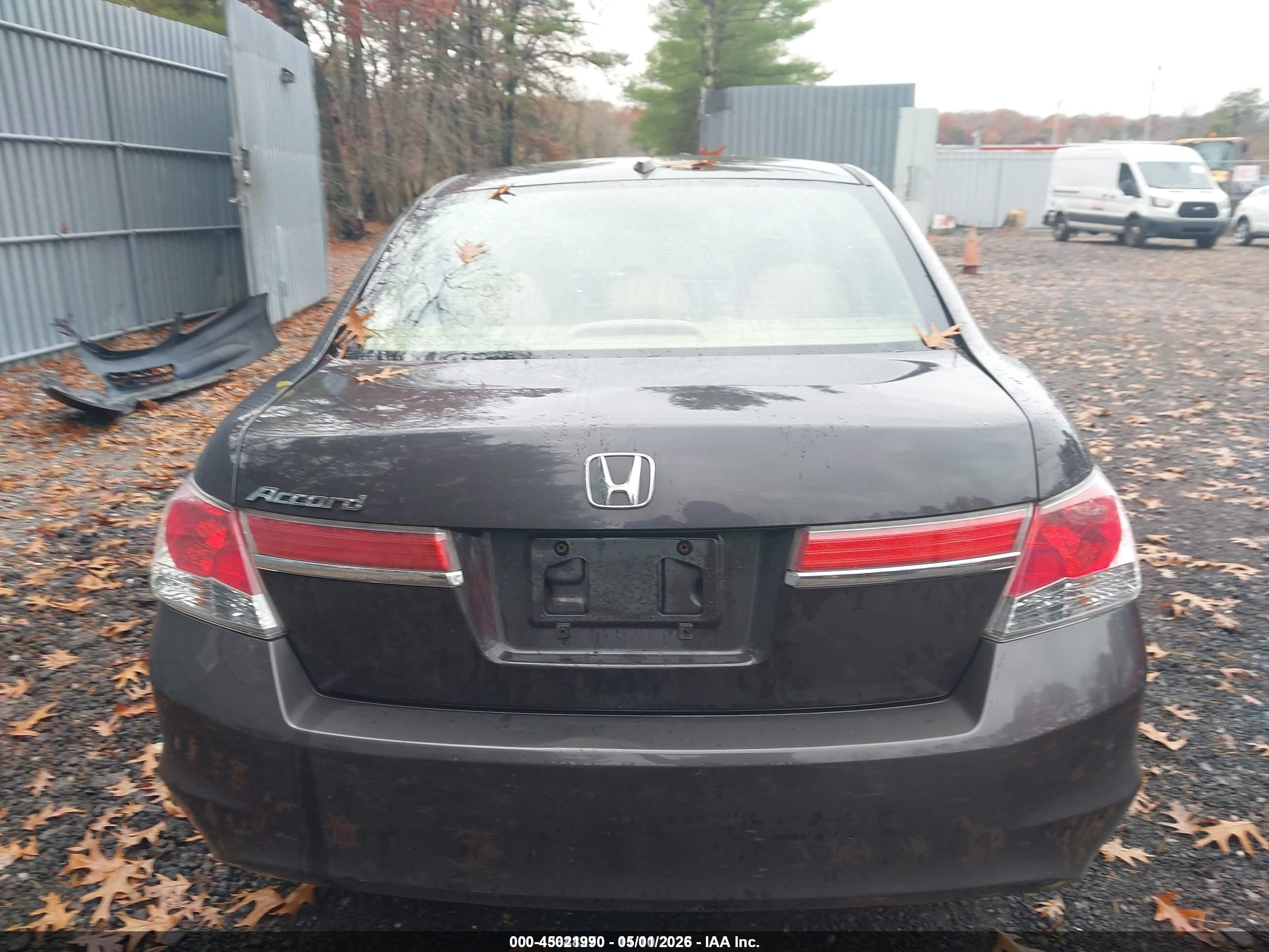 2012 Honda Accord 2.4 Ex-l Серый vin: 1HGCP2F80CA059857
