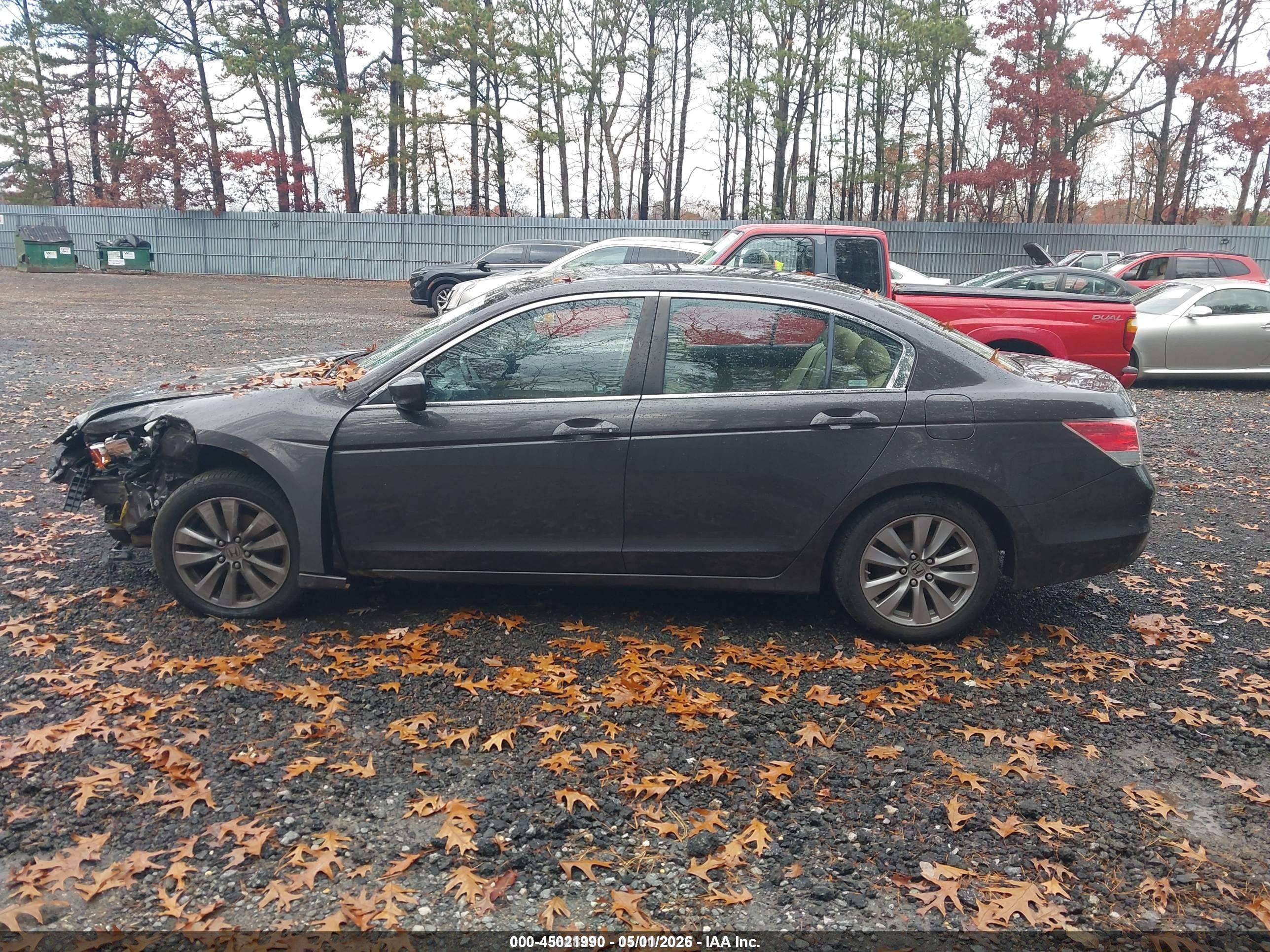 2012 Honda Accord 2.4 Ex-l Серый vin: 1HGCP2F80CA059857