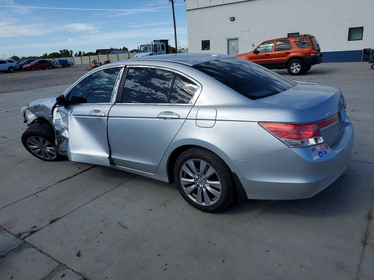 2012 Honda Accord Exl Silver vin: 1HGCP2F80CA062452