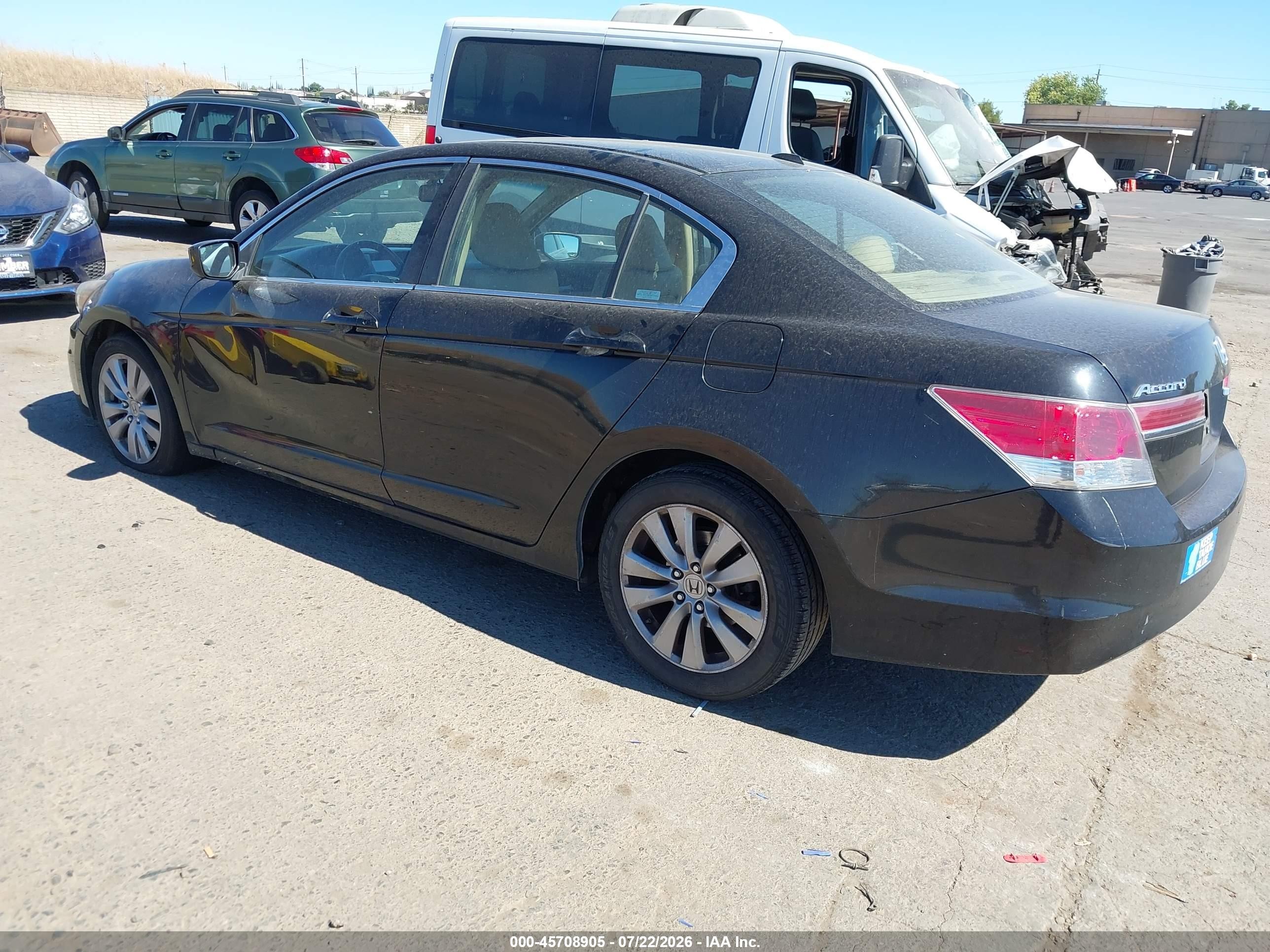 2012 Honda Accord 2.4 Ex-l Black vin: 1HGCP2F80CA070258