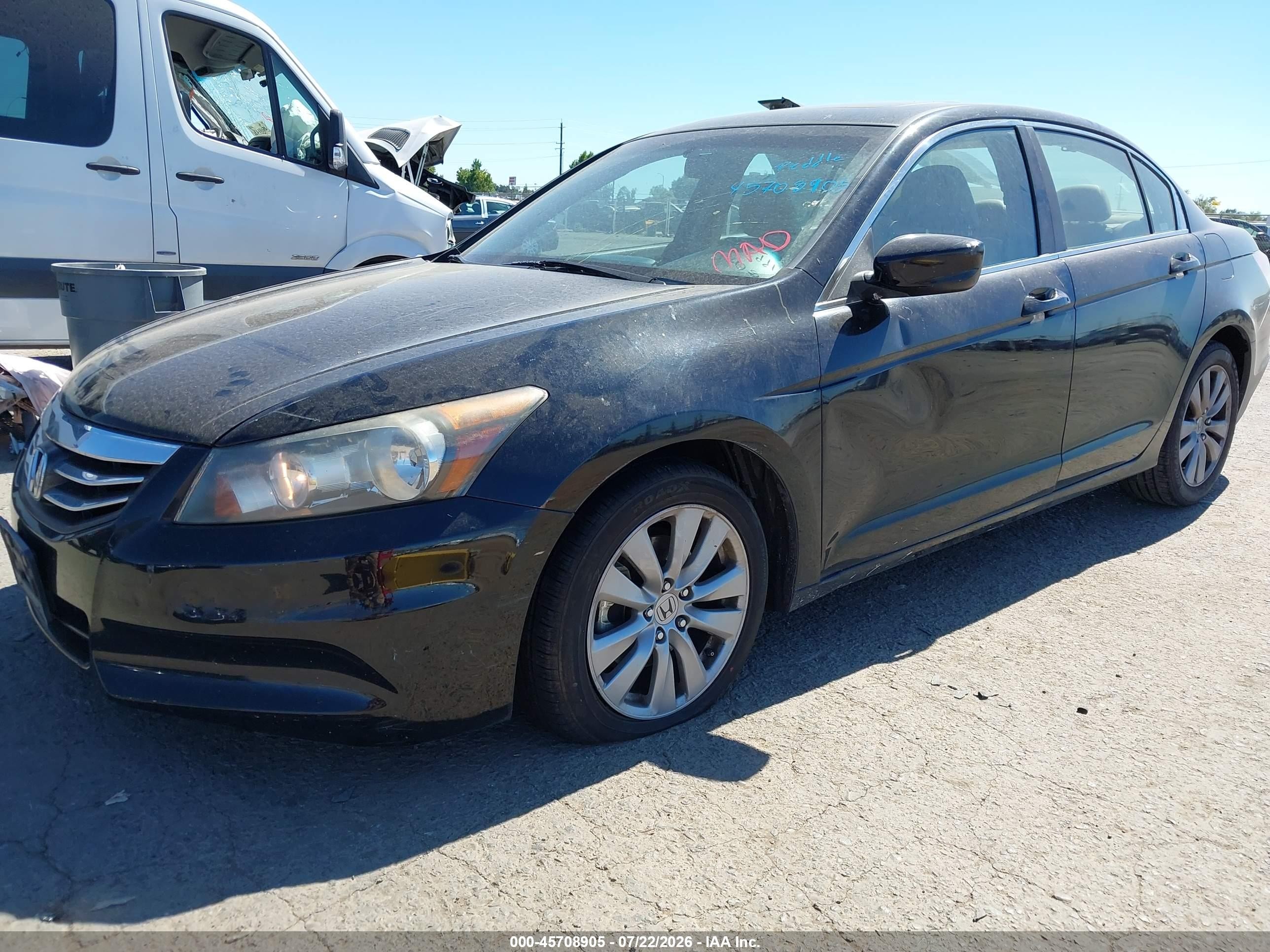 2012 Honda Accord 2.4 Ex-l Black vin: 1HGCP2F80CA070258