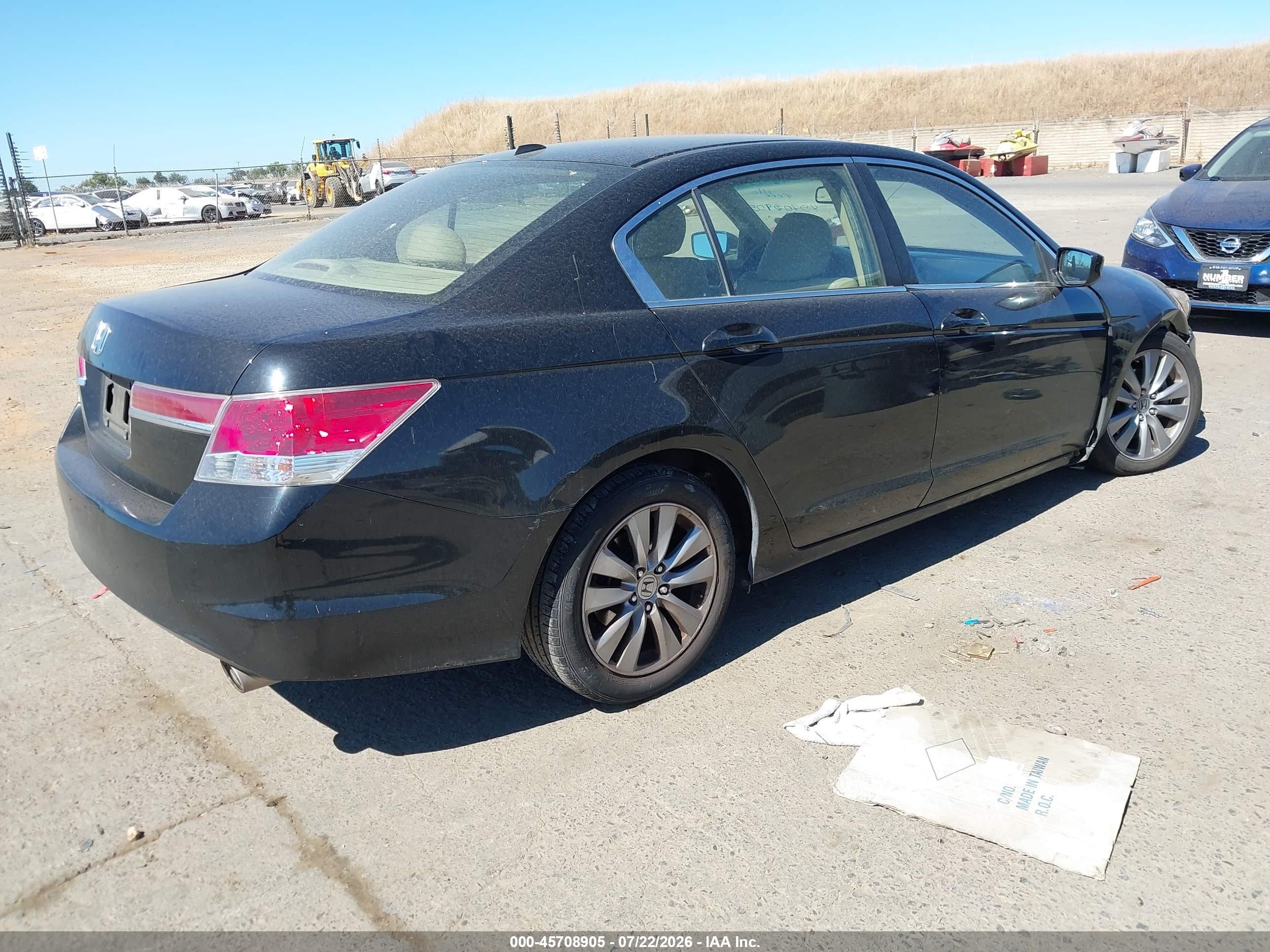 2012 Honda Accord 2.4 Ex-l Black vin: 1HGCP2F80CA070258
