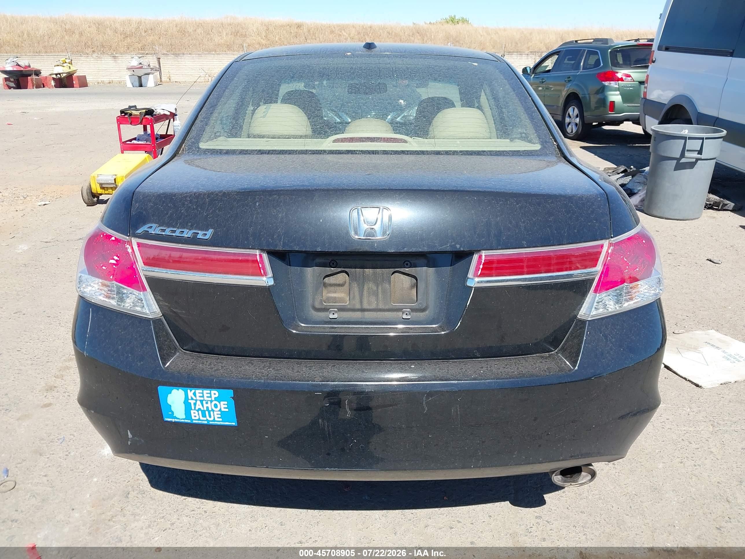 2012 Honda Accord 2.4 Ex-l Black vin: 1HGCP2F80CA070258