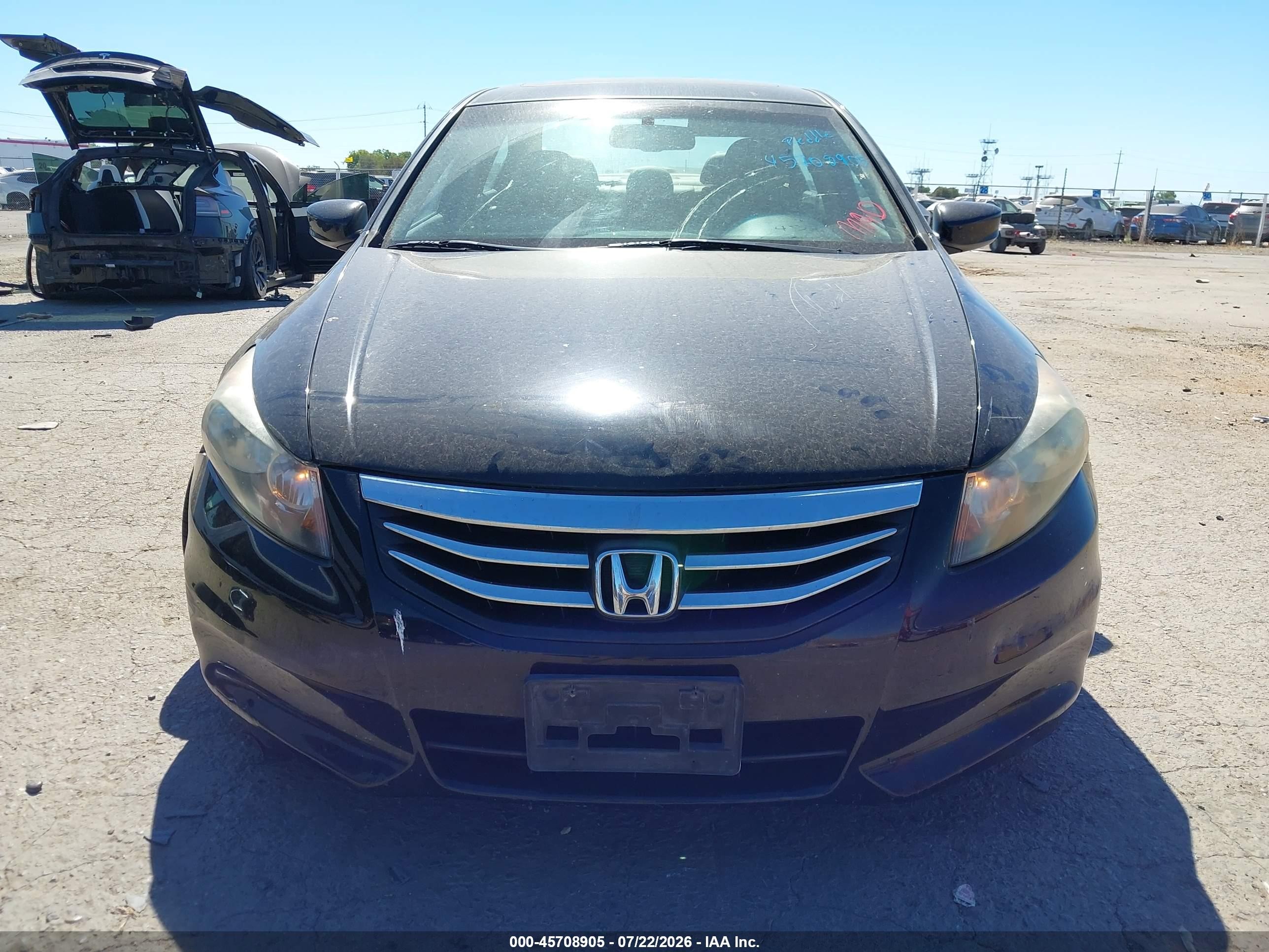 2012 Honda Accord 2.4 Ex-l Black vin: 1HGCP2F80CA070258