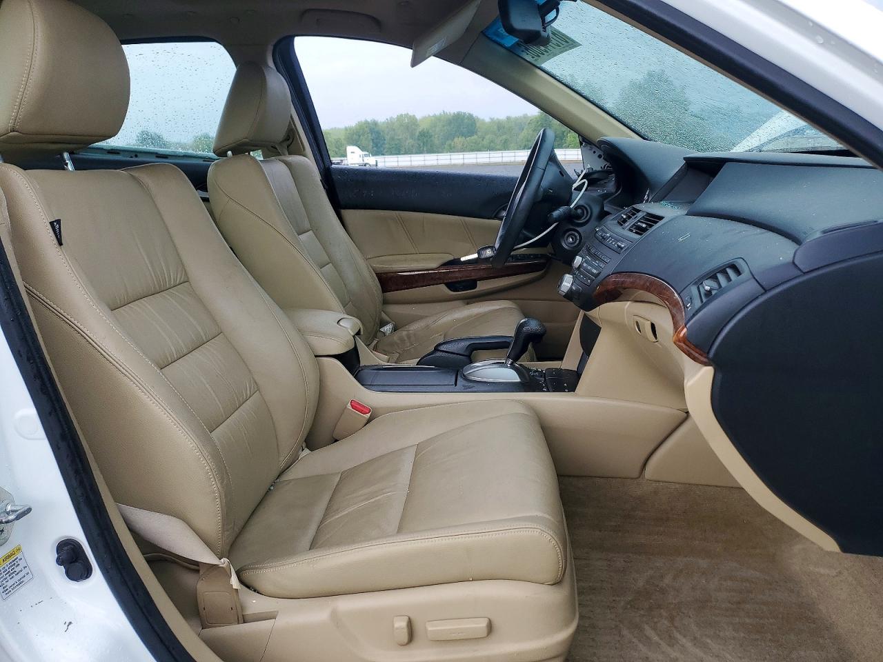 2012 Honda Accord Exl Белый vin: 1HGCP2F80CA077341