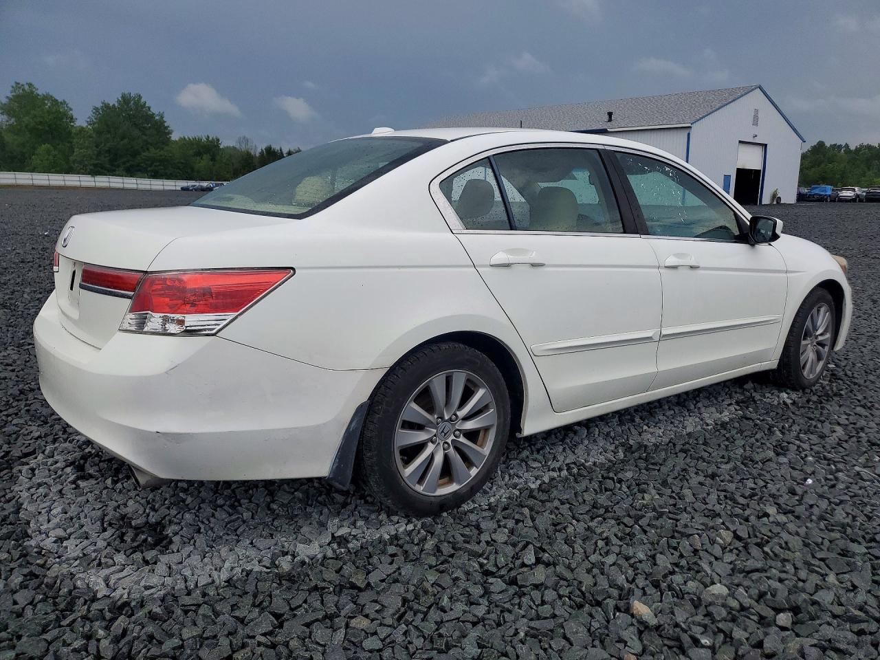 2012 Honda Accord Exl Белый vin: 1HGCP2F80CA077341