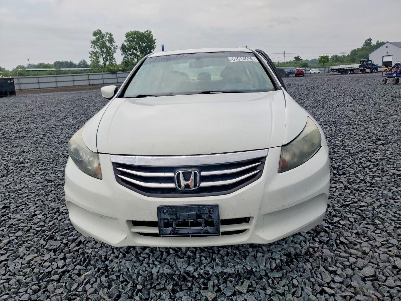 2012 Honda Accord Exl Белый vin: 1HGCP2F80CA077341
