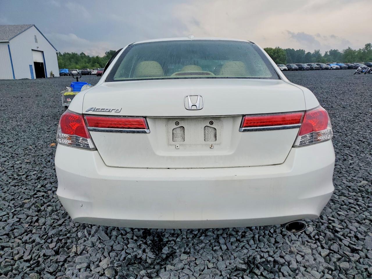 2012 Honda Accord Exl Белый vin: 1HGCP2F80CA077341