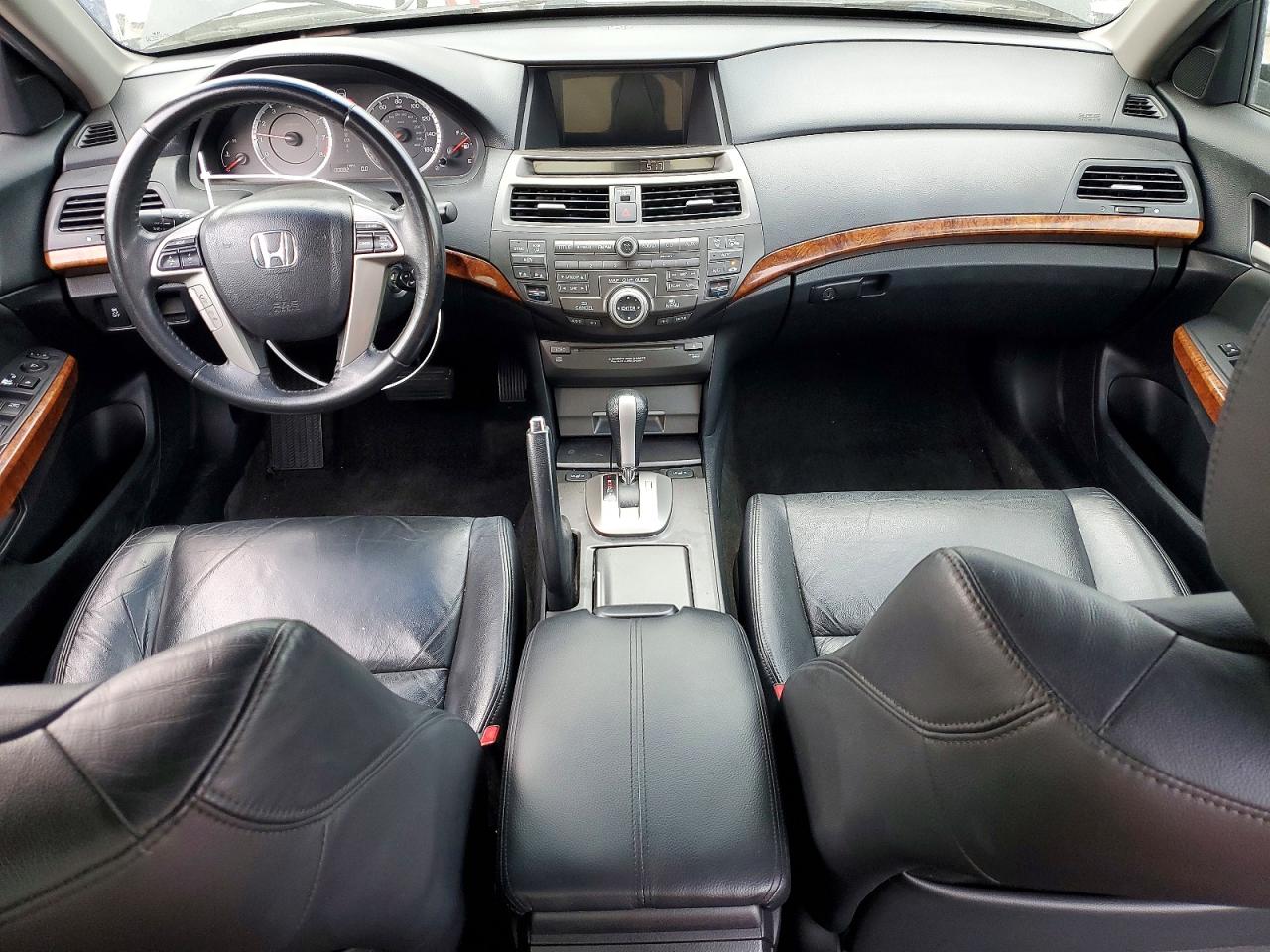 2012 Honda Accord Exl Черный vin: 1HGCP2F80CA078781