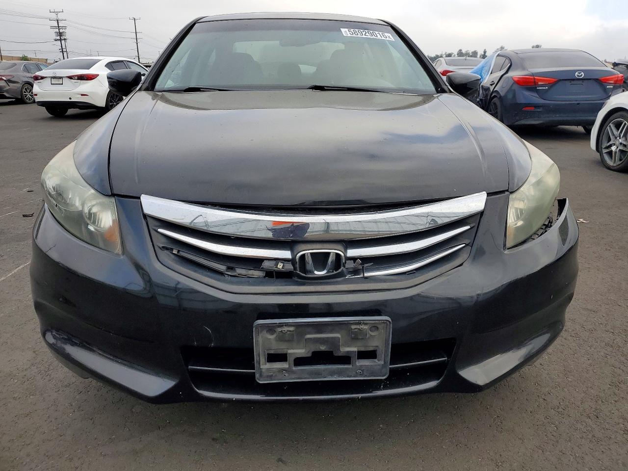 2012 Honda Accord Exl Черный vin: 1HGCP2F80CA078781
