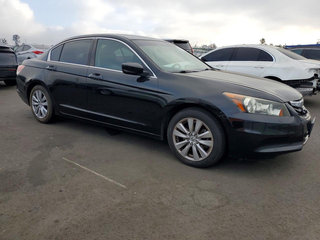 2012 Honda Accord Exl Черный vin: 1HGCP2F80CA078781