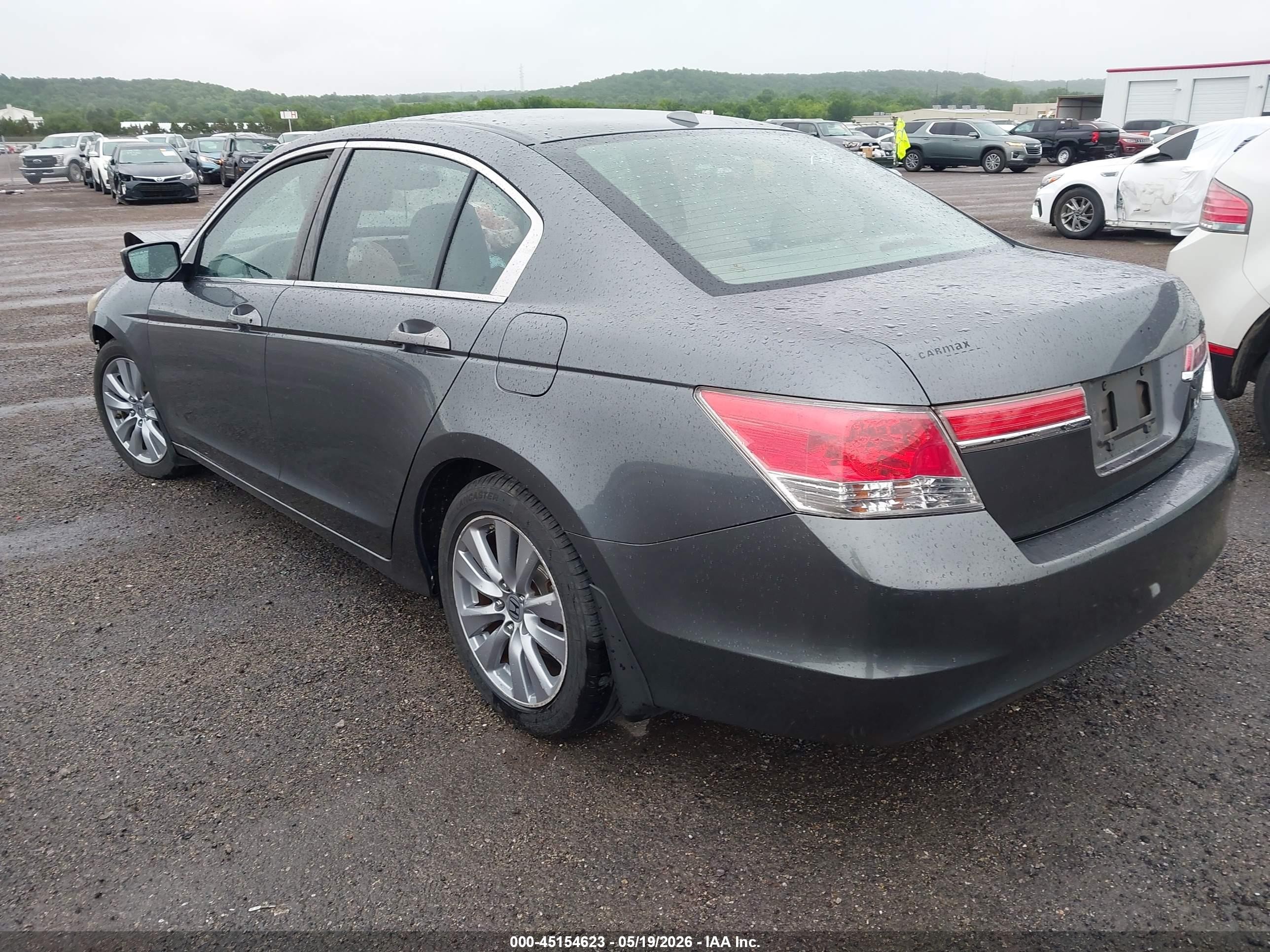 2012 Honda Accord 2.4 Ex-l Gray vin: 1HGCP2F80CA084807