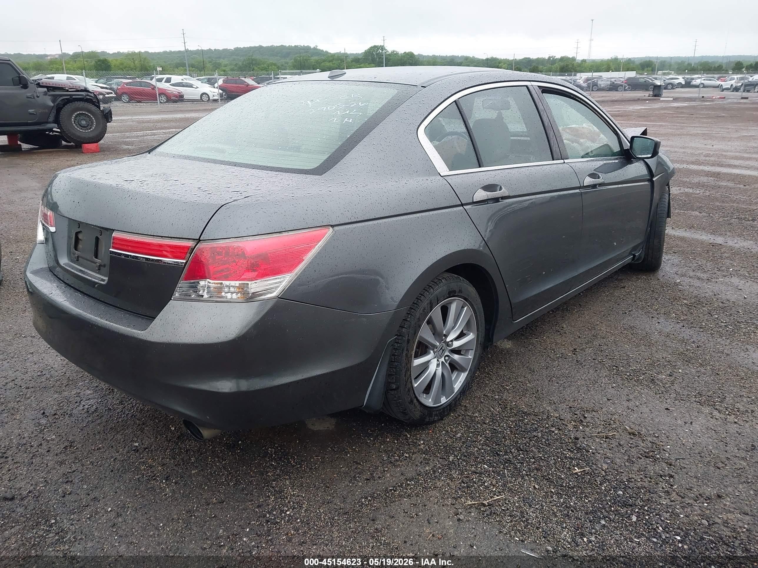 2012 Honda Accord 2.4 Ex-l Gray vin: 1HGCP2F80CA084807