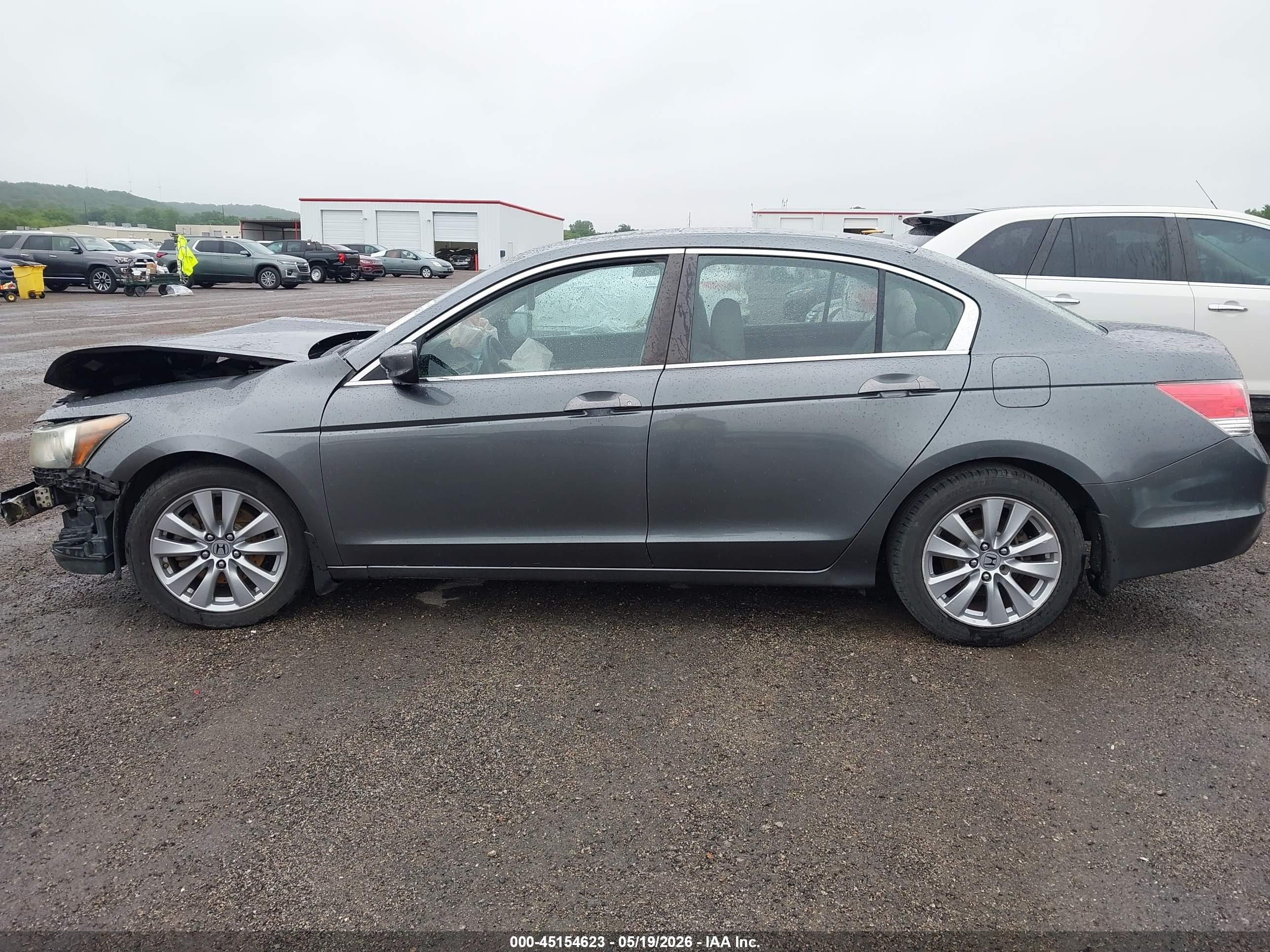 2012 Honda Accord 2.4 Ex-l Gray vin: 1HGCP2F80CA084807