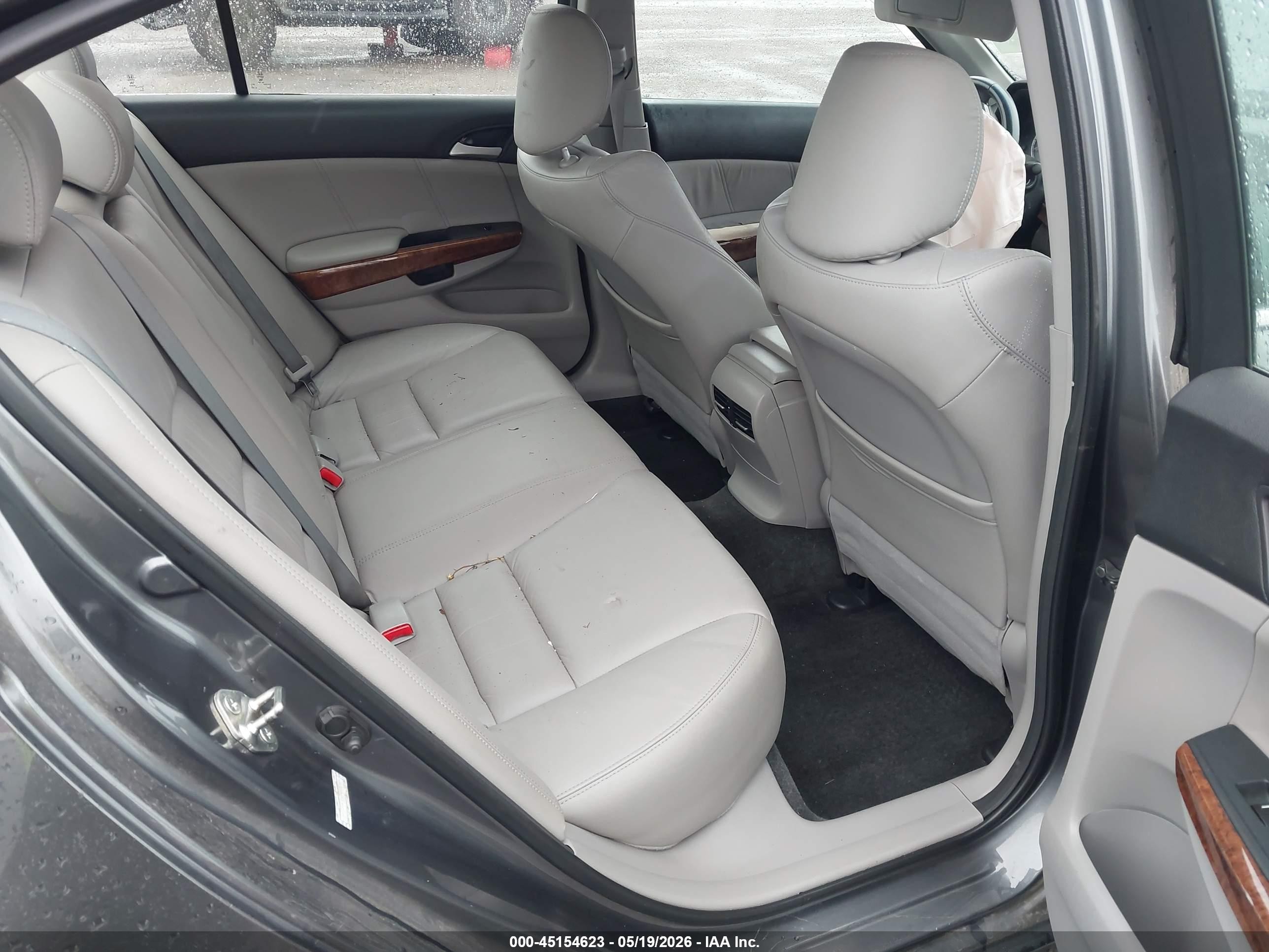 2012 Honda Accord 2.4 Ex-l Gray vin: 1HGCP2F80CA084807