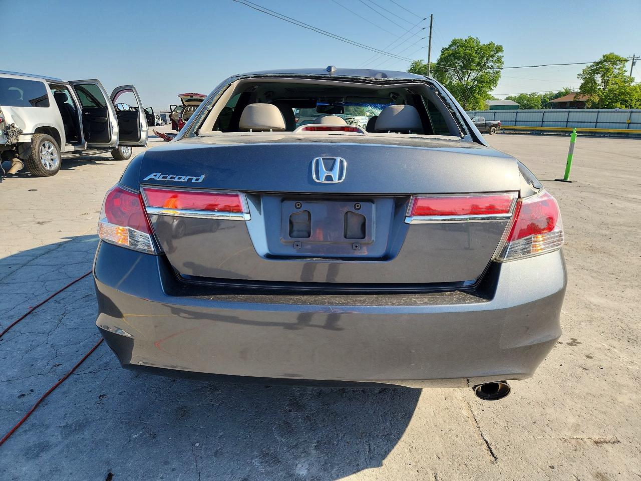 2012 Honda Accord Exl Серый vin: 1HGCP2F80CA094981