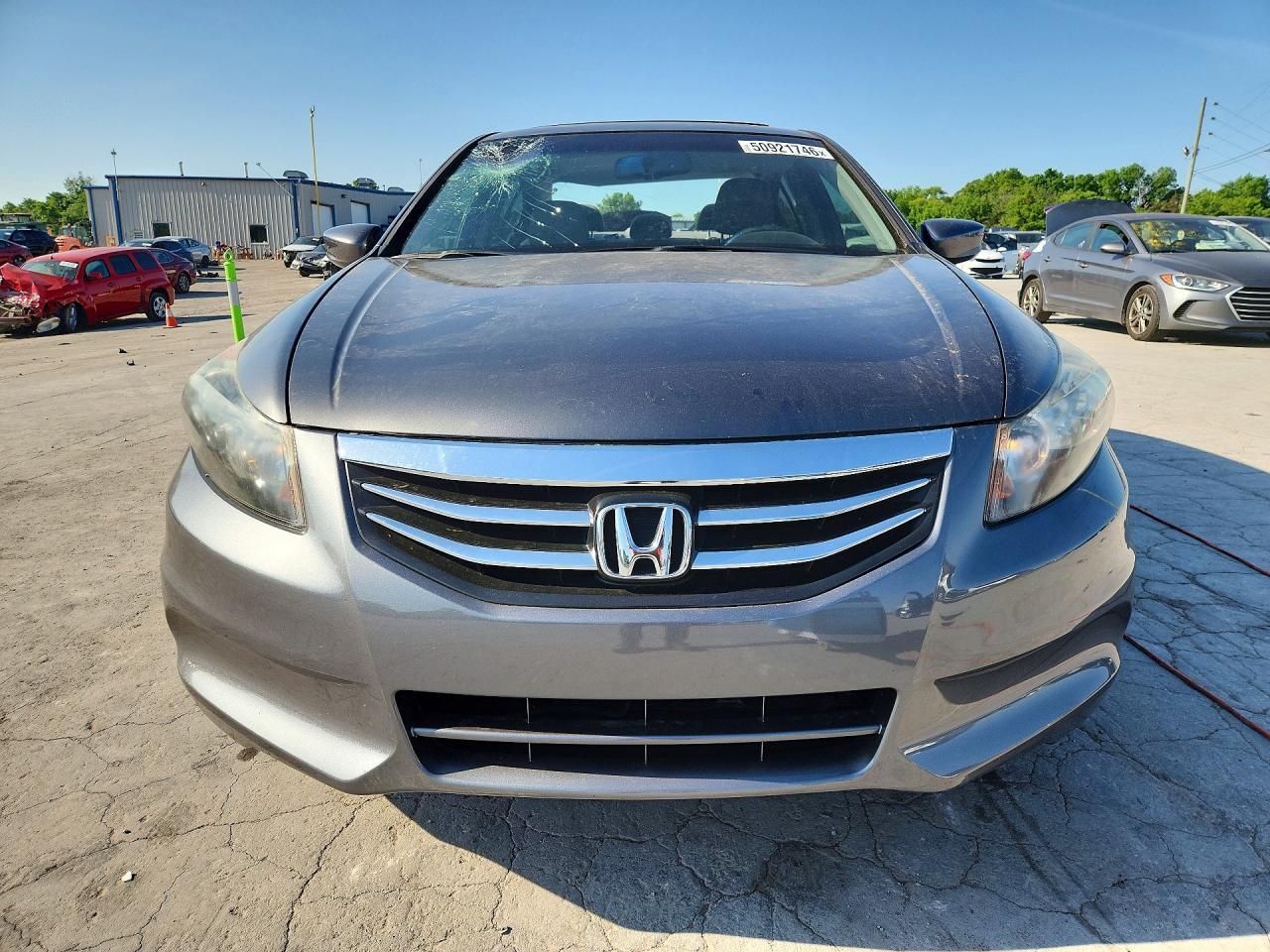 2012 Honda Accord Exl Серый vin: 1HGCP2F80CA094981