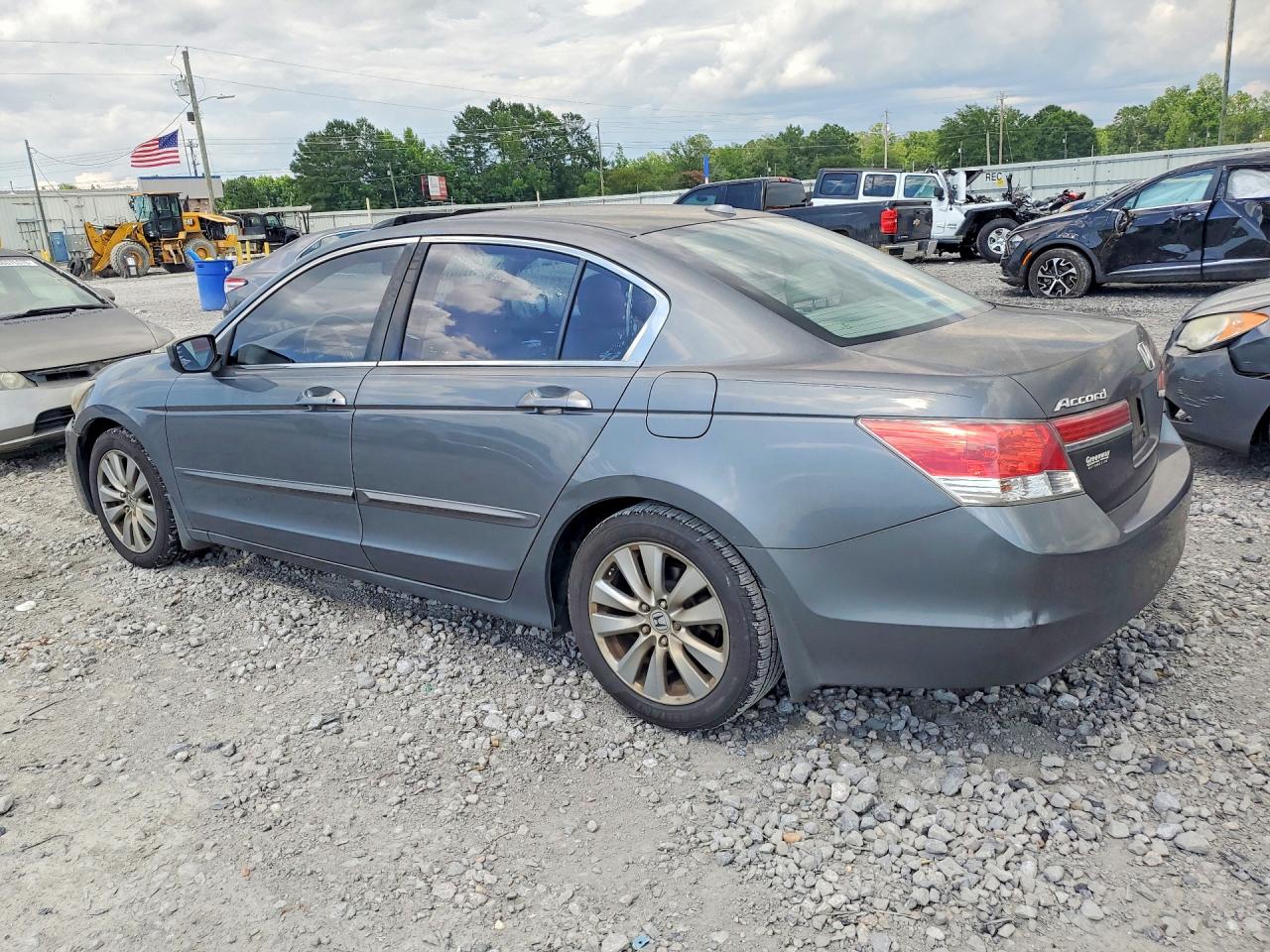 2012 Honda Accord Exl Gray vin: 1HGCP2F80CA120821