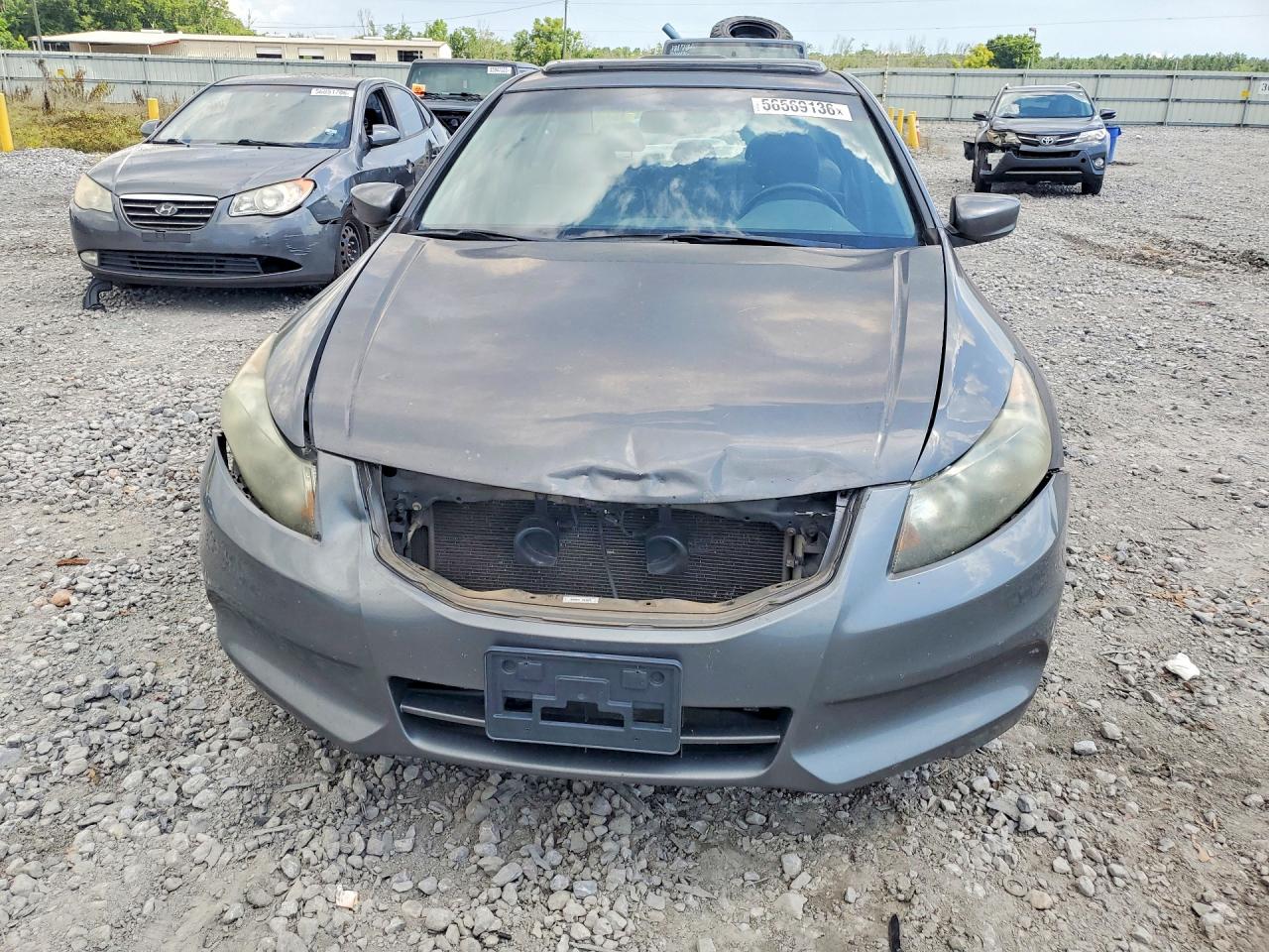 2012 Honda Accord Exl Gray vin: 1HGCP2F80CA120821