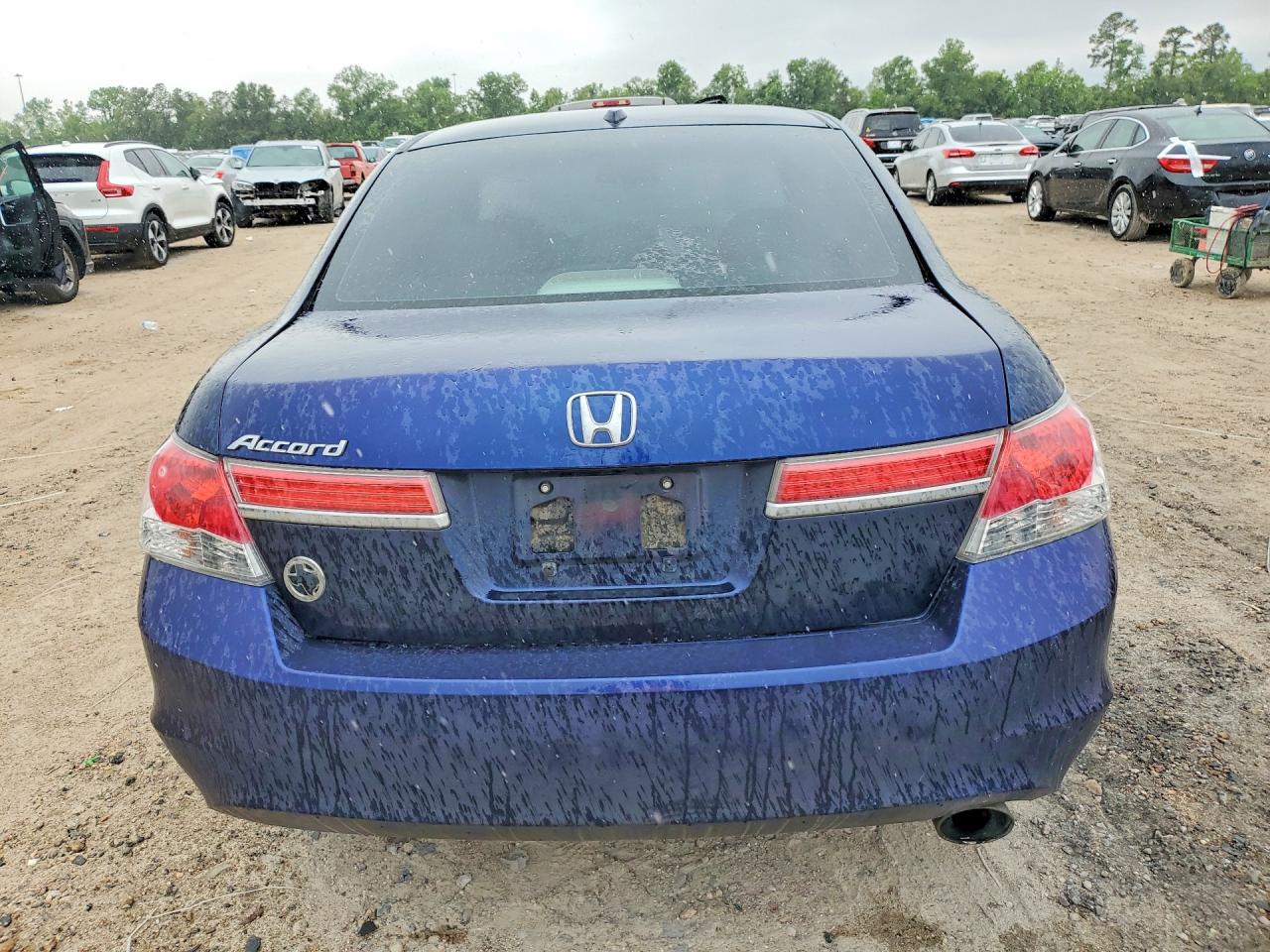 2012 Honda Accord Exl Blue vin: 1HGCP2F80CA121788