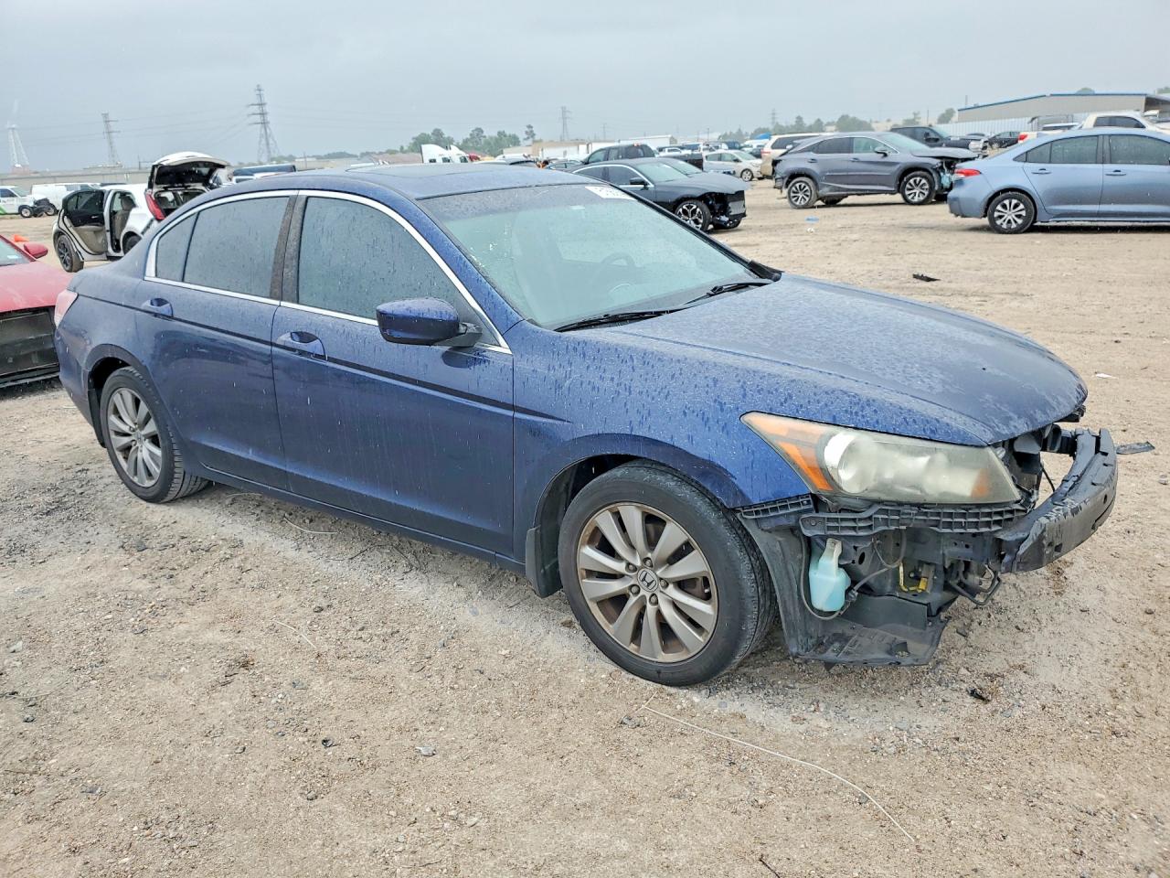 2012 Honda Accord Exl Blue vin: 1HGCP2F80CA121788