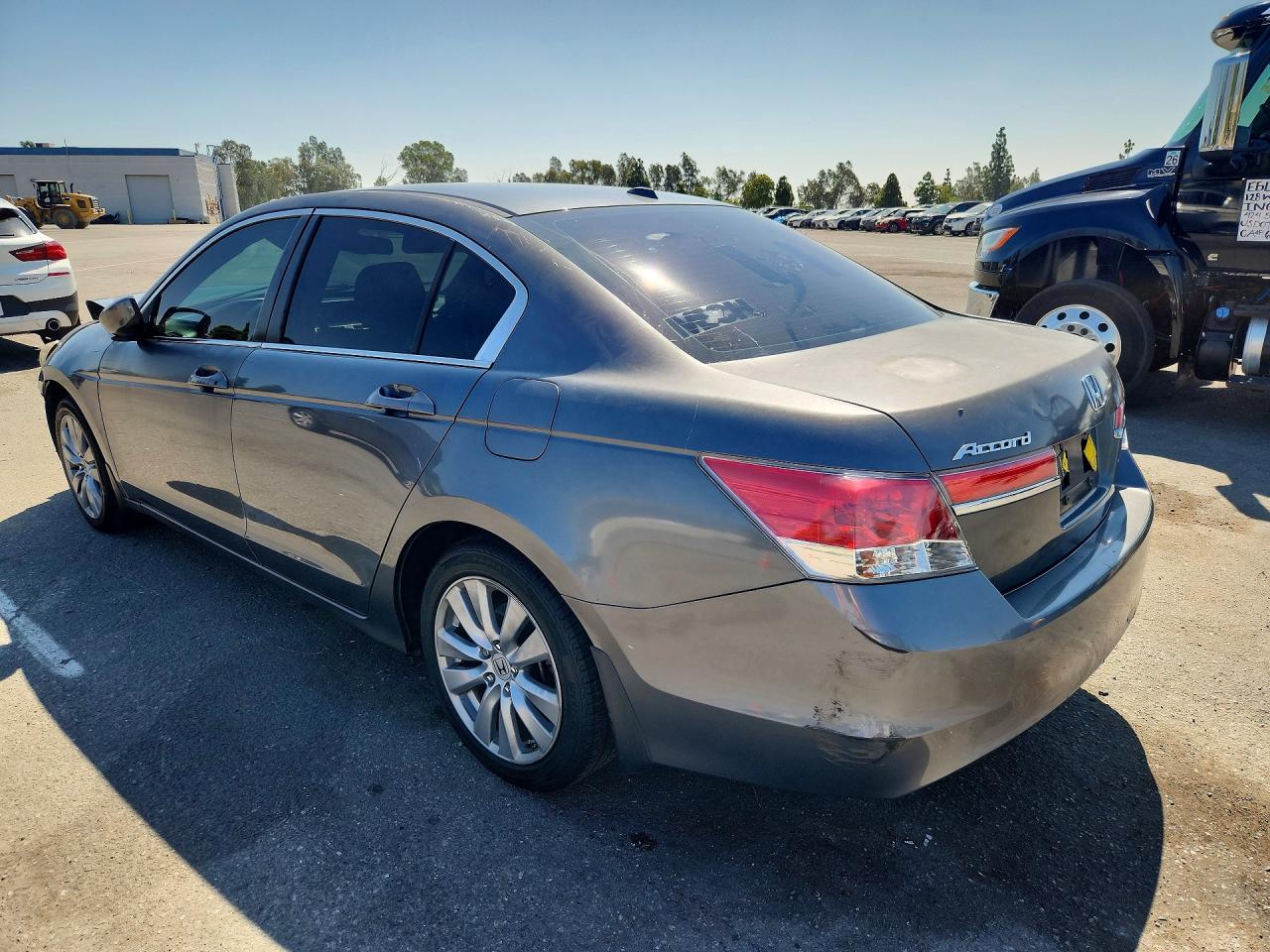 2012 Honda Accord Exl Gray vin: 1HGCP2F80CA130507