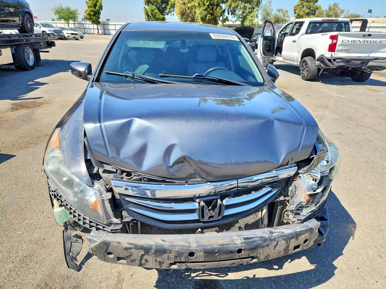 2012 Honda Accord Exl Gray vin: 1HGCP2F80CA130507