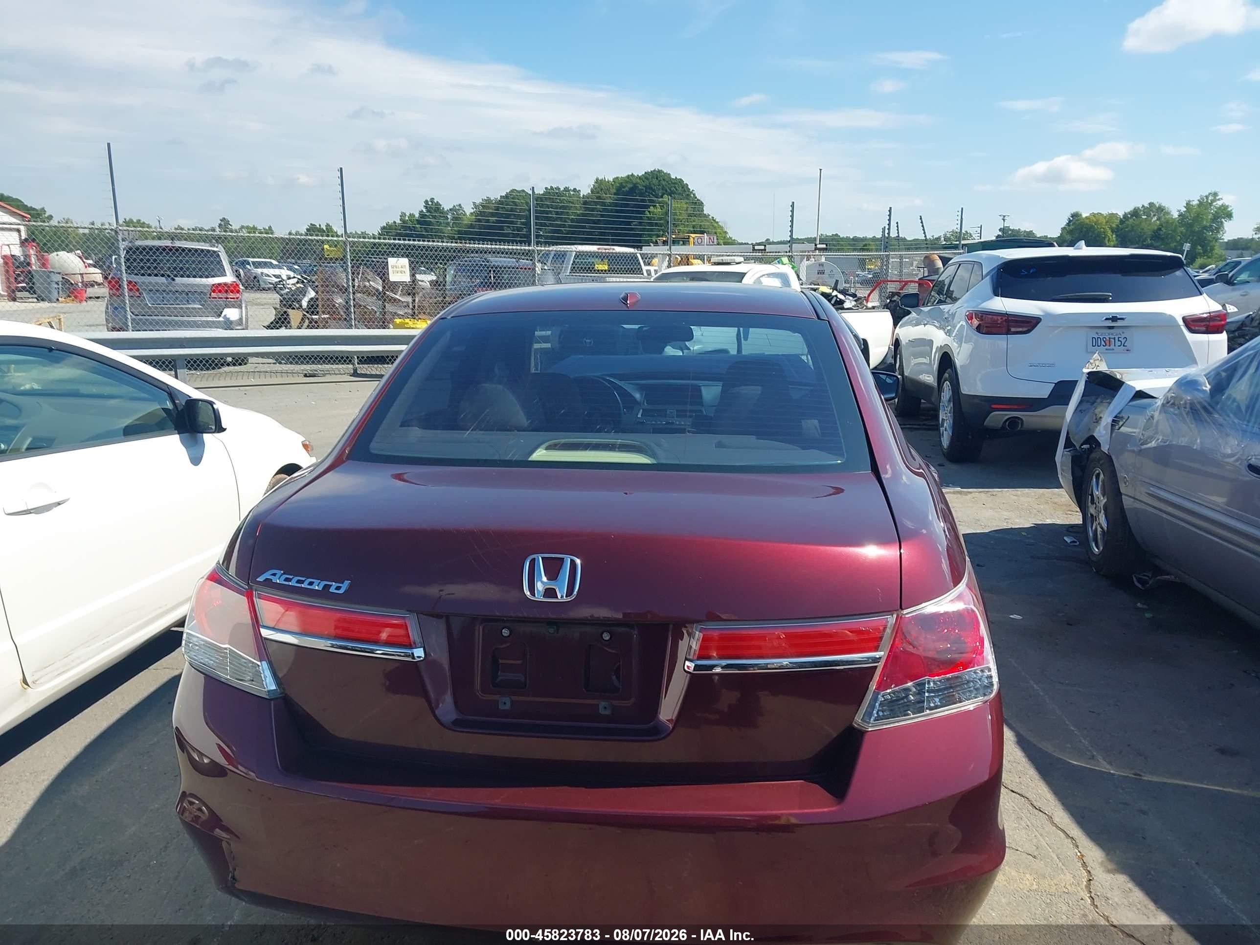 2012 Honda Accord 2.4 Ex-l Maroon vin: 1HGCP2F80CA172465