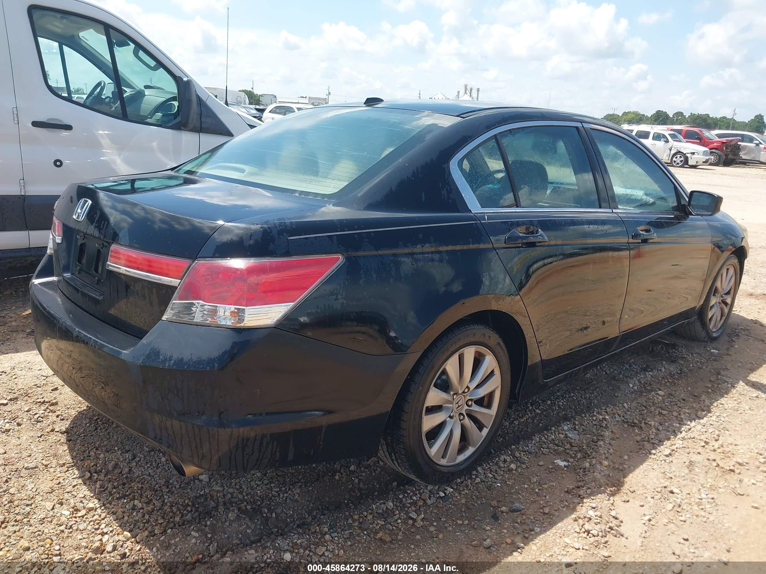 2012 Honda Accord 2.4 Ex-l Black vin: 1HGCP2F80CA202452
