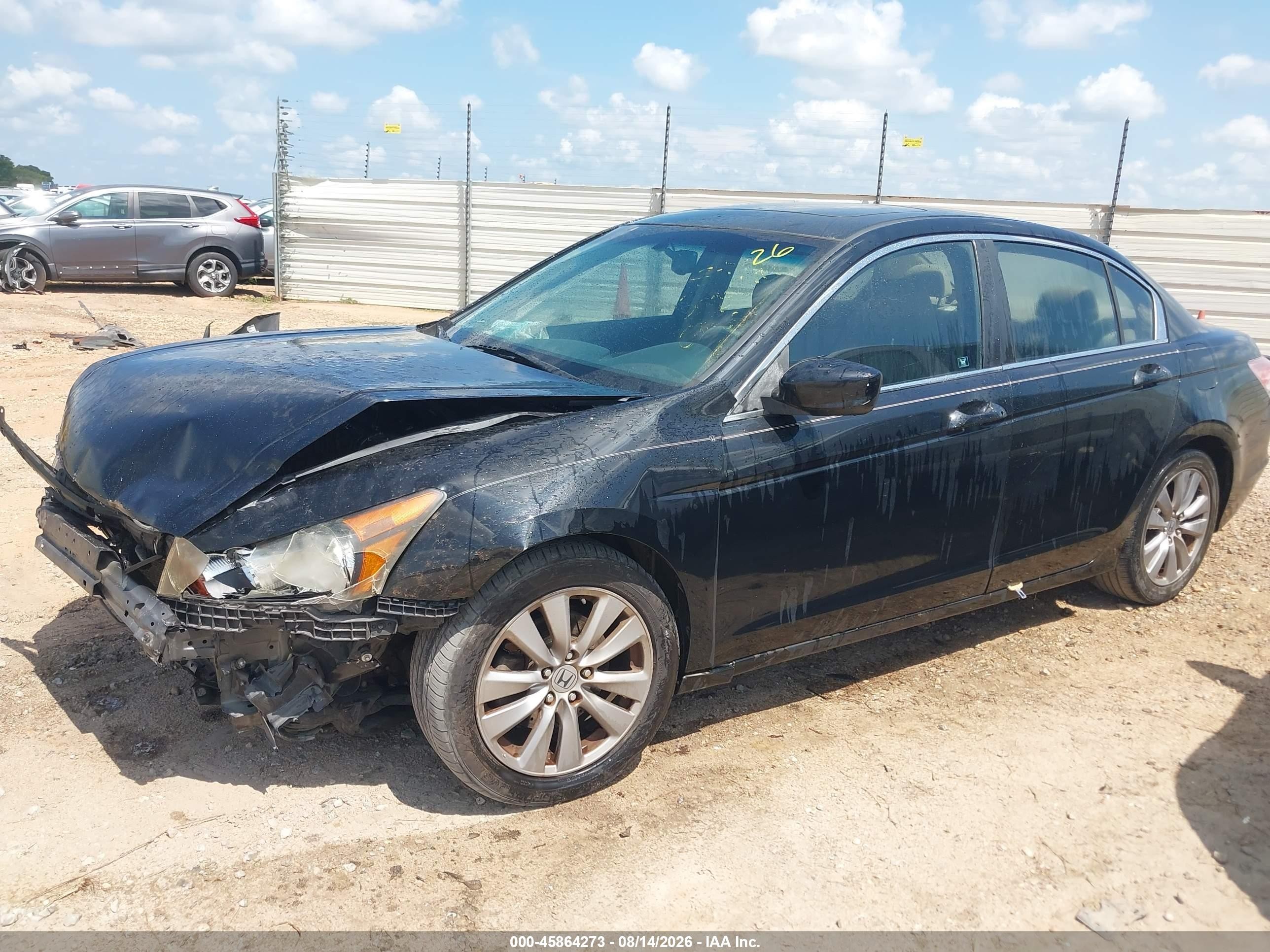 2012 Honda Accord 2.4 Ex-l Black vin: 1HGCP2F80CA202452