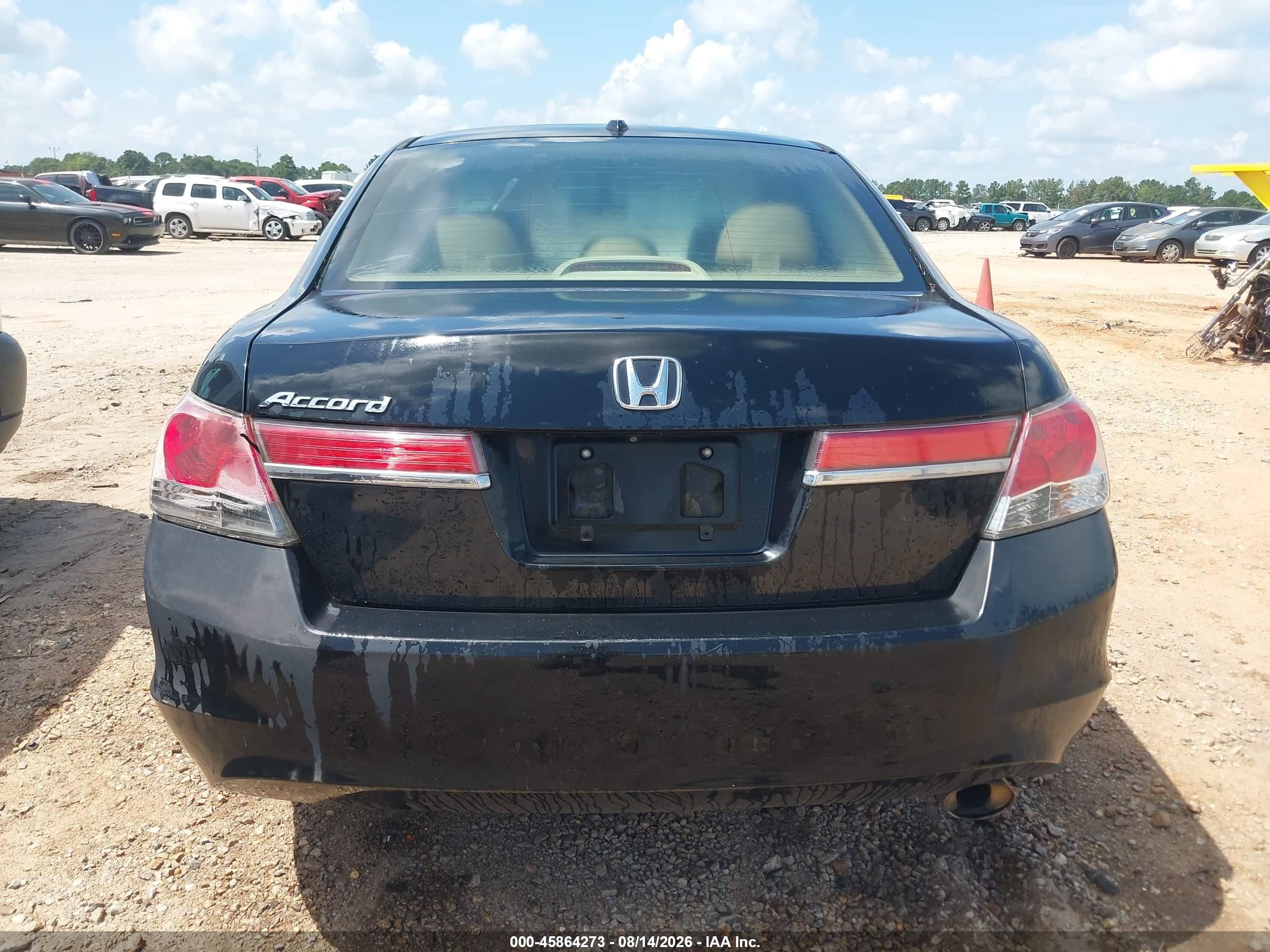 2012 Honda Accord 2.4 Ex-l Black vin: 1HGCP2F80CA202452