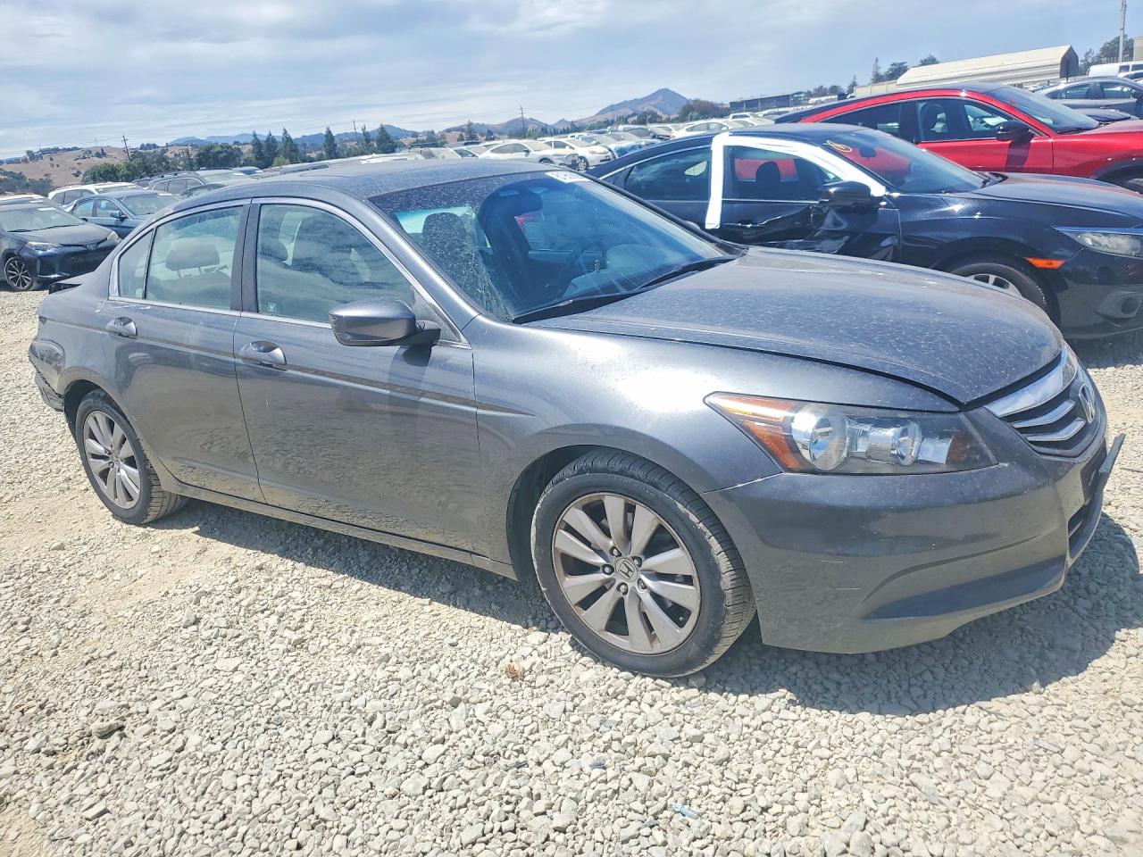 2012 Honda Accord Exl Gray vin: 1HGCP2F80CA212270