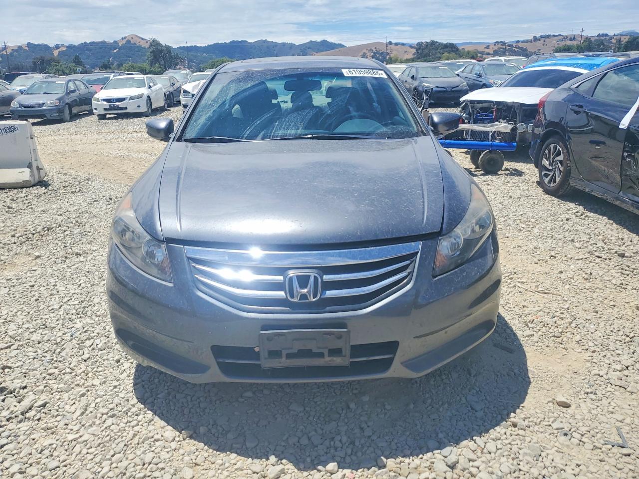 2012 Honda Accord Exl Gray vin: 1HGCP2F80CA212270