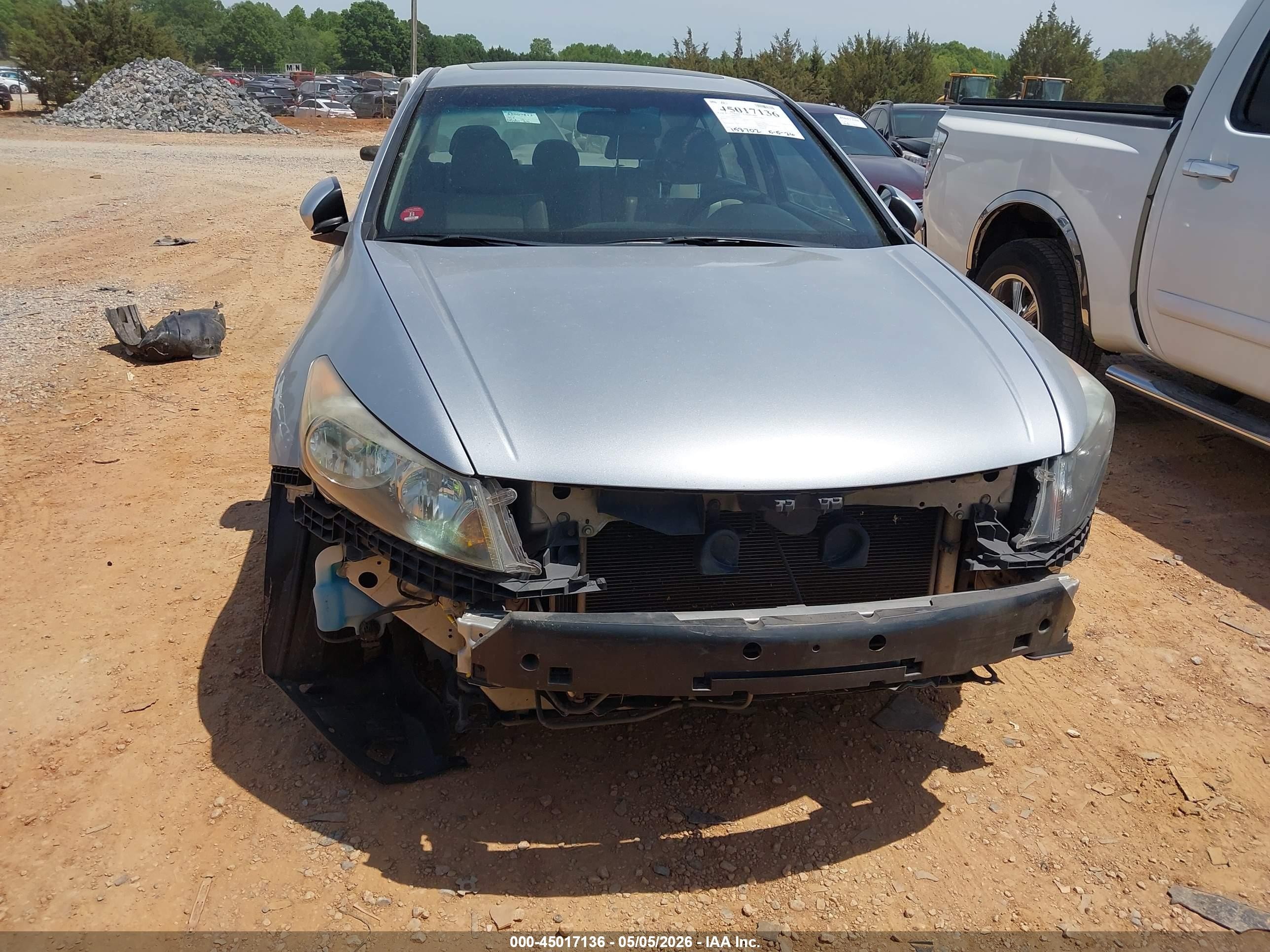 2012 Honda Accord 2.4 Ex-l Silver vin: 1HGCP2F80CA221227