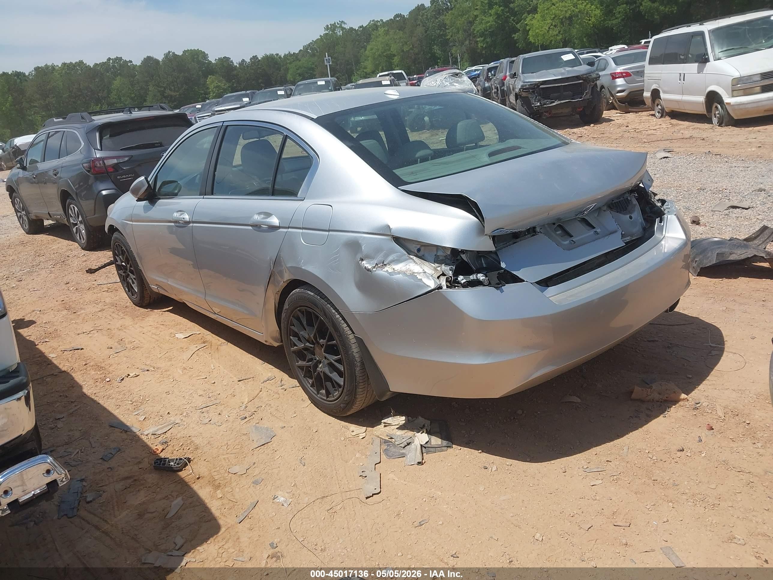 2012 Honda Accord 2.4 Ex-l Silver vin: 1HGCP2F80CA221227