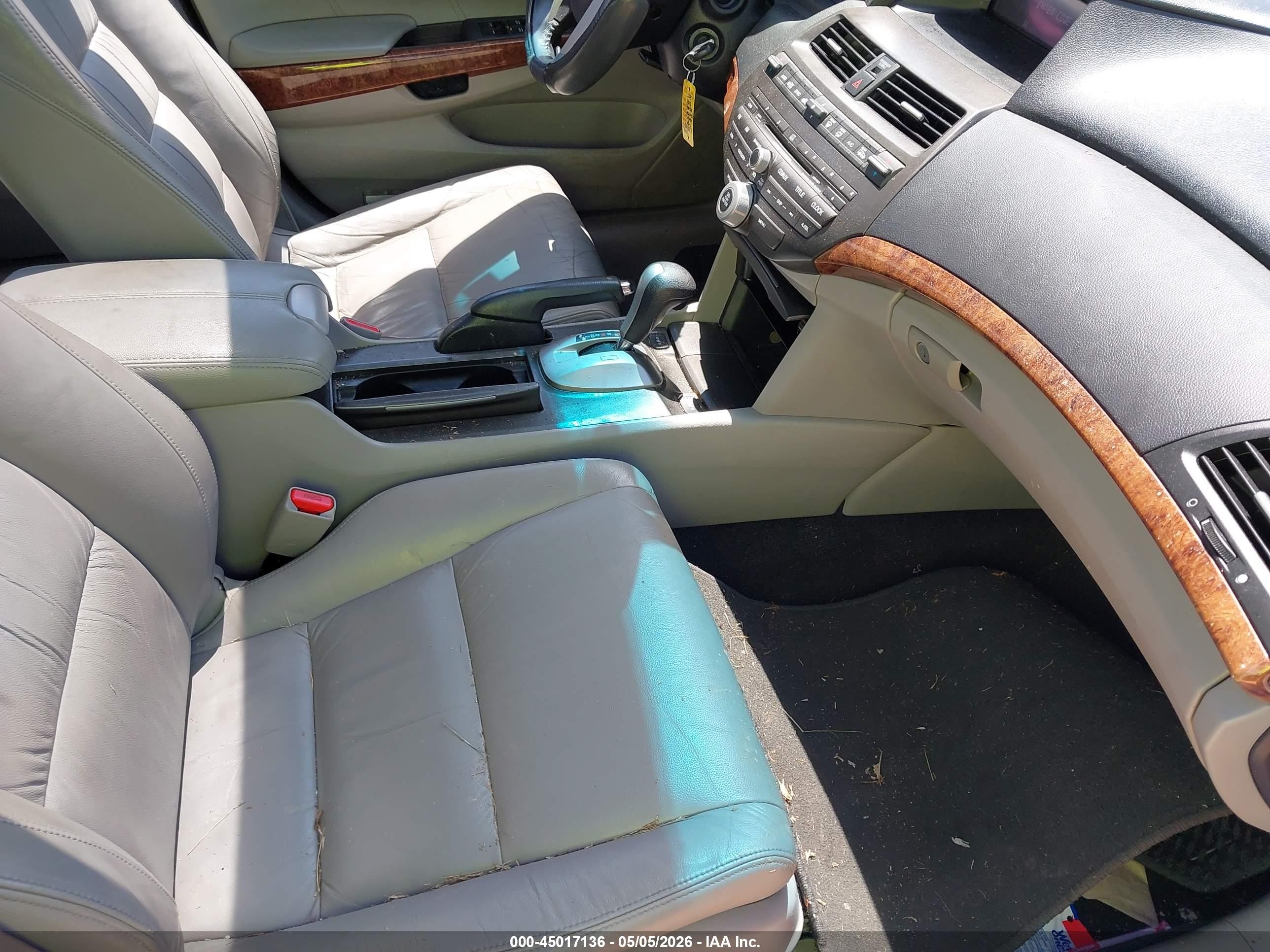 2012 Honda Accord 2.4 Ex-l Silver vin: 1HGCP2F80CA221227