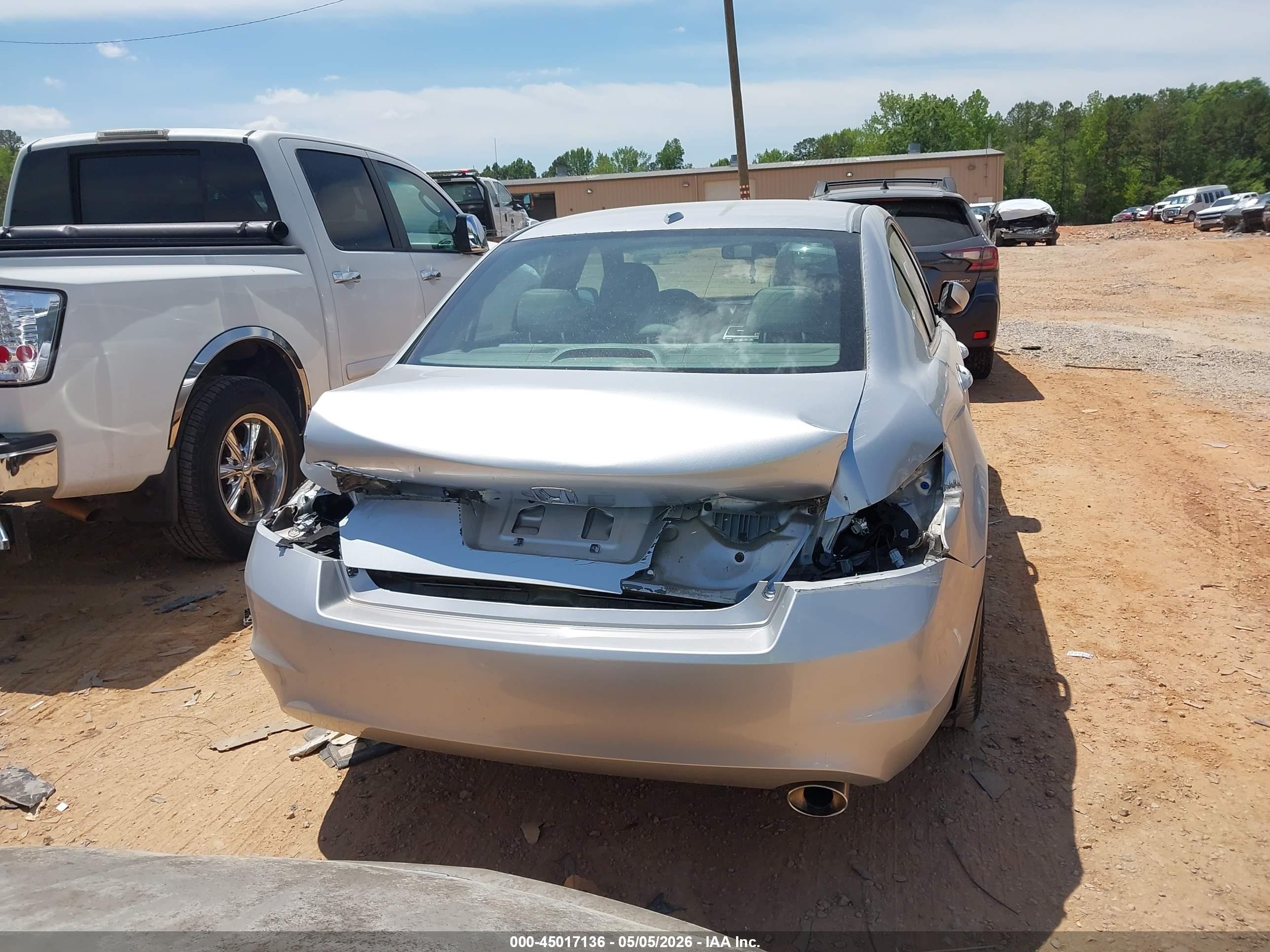 2012 Honda Accord 2.4 Ex-l Silver vin: 1HGCP2F80CA221227