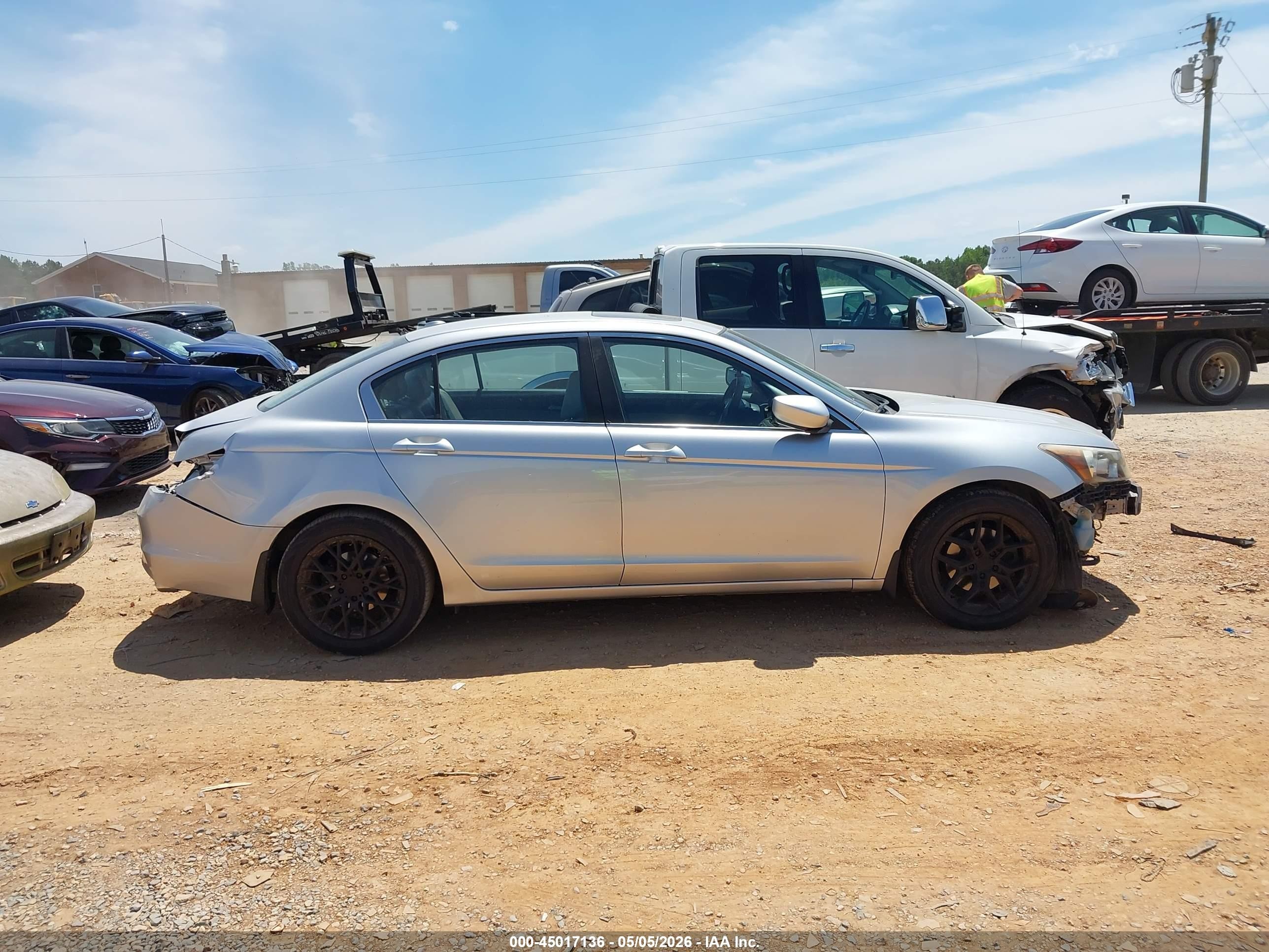 2012 Honda Accord 2.4 Ex-l Silver vin: 1HGCP2F80CA221227