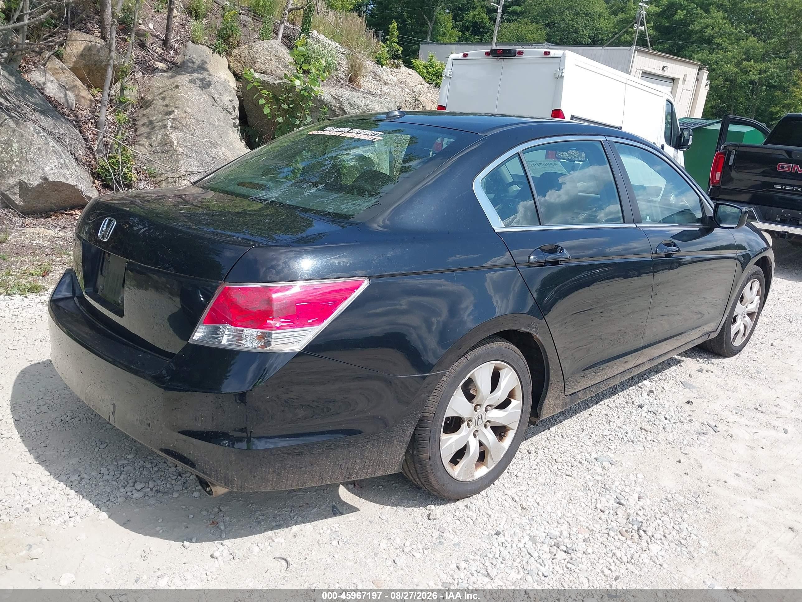2010 Honda Accord 2.4 Ex-l Black vin: 1HGCP2F81AA034205