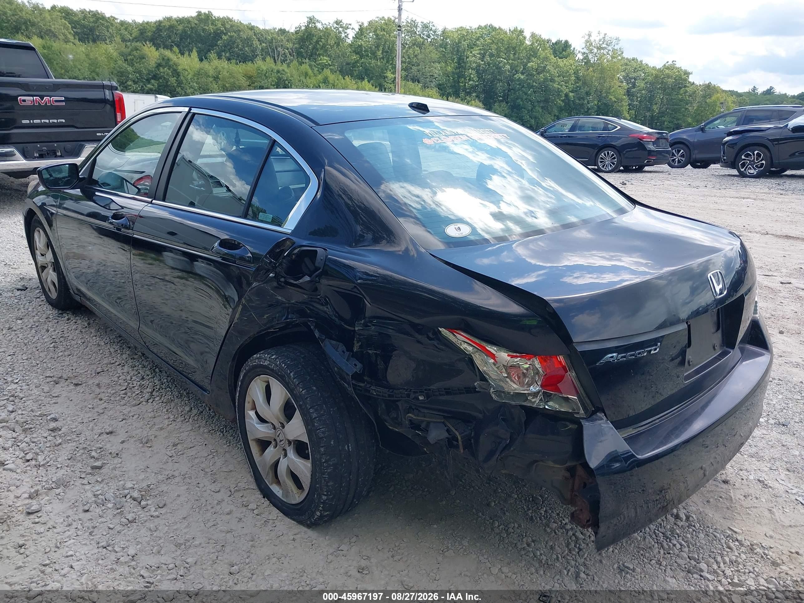 2010 Honda Accord 2.4 Ex-l Black vin: 1HGCP2F81AA034205