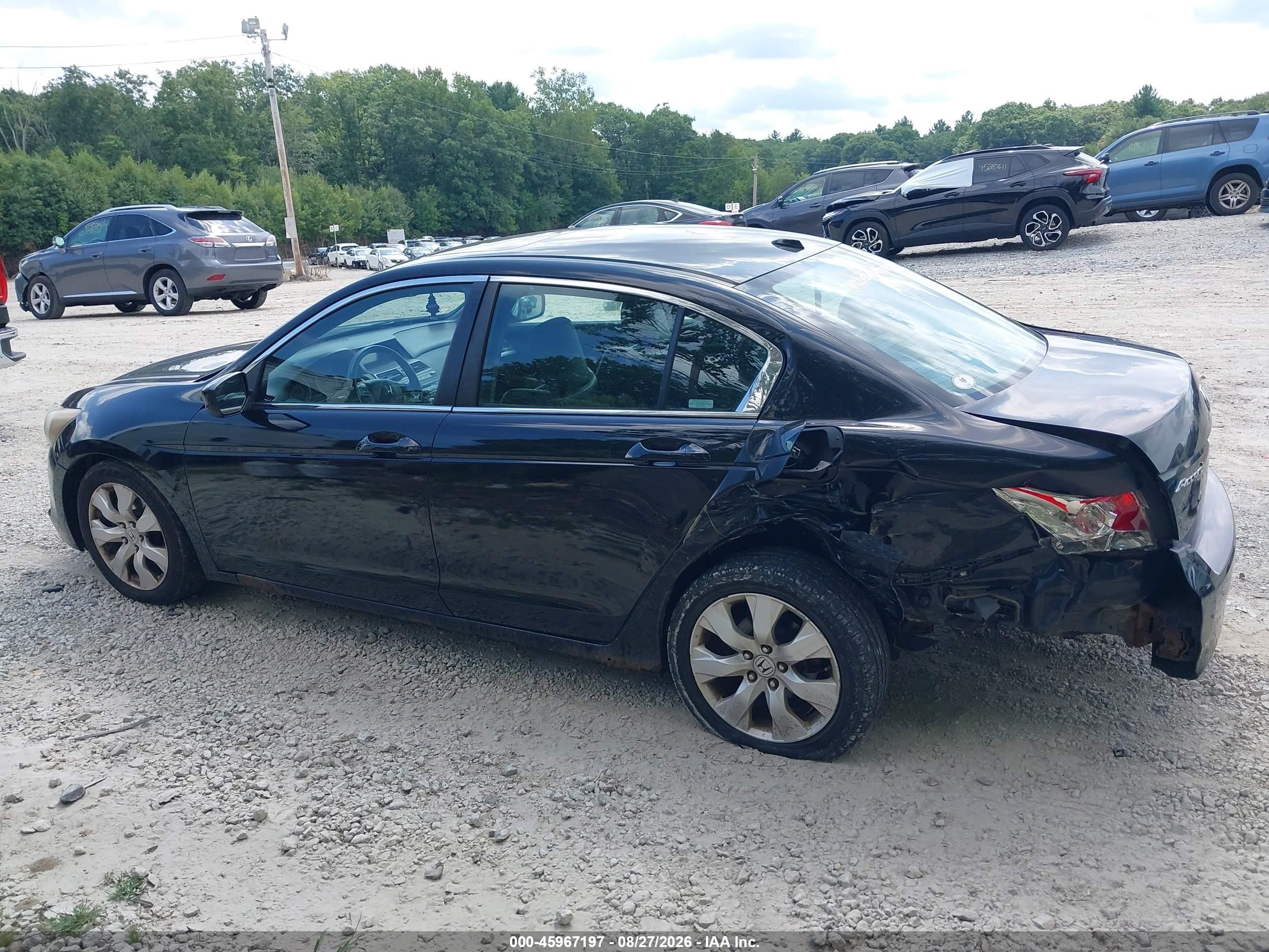 2010 Honda Accord 2.4 Ex-l Black vin: 1HGCP2F81AA034205