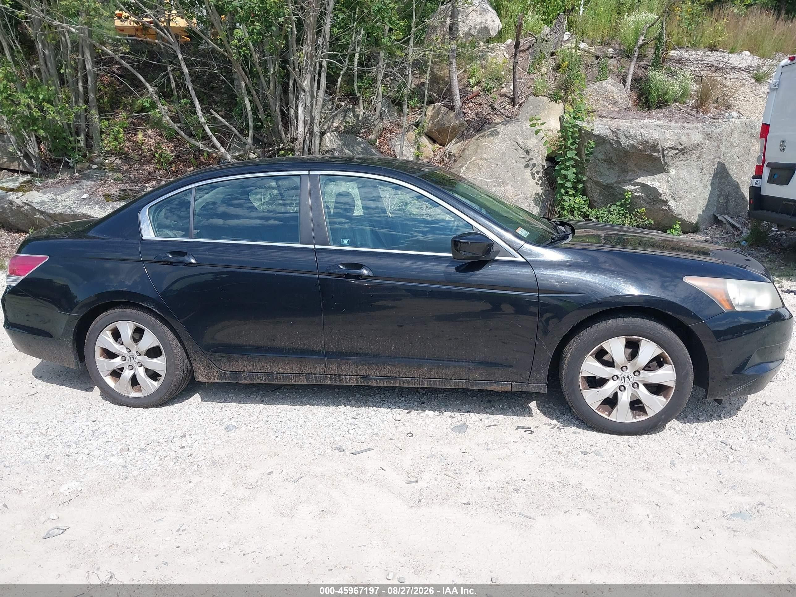 2010 Honda Accord 2.4 Ex-l Black vin: 1HGCP2F81AA034205
