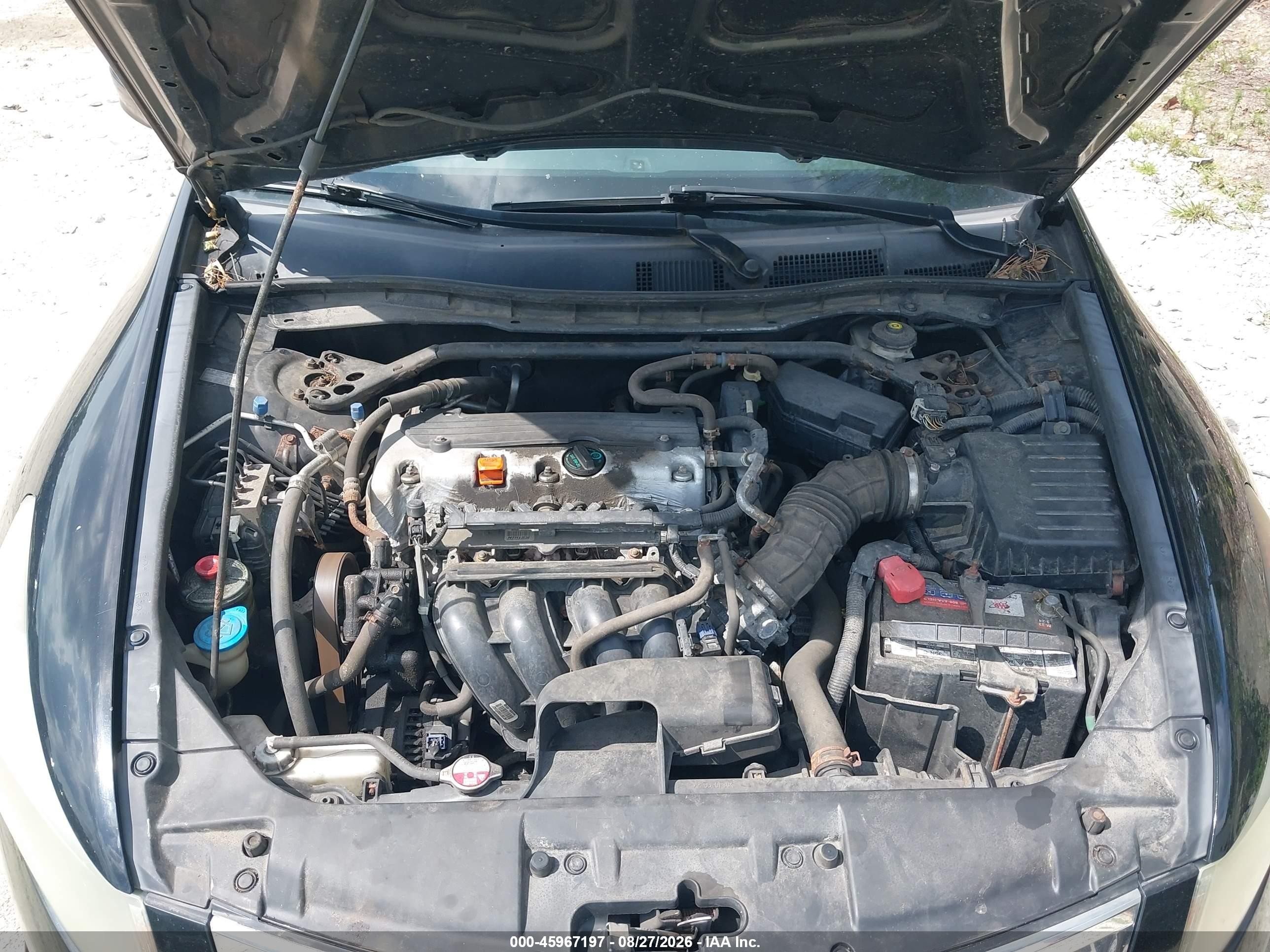 2010 Honda Accord 2.4 Ex-l Black vin: 1HGCP2F81AA034205