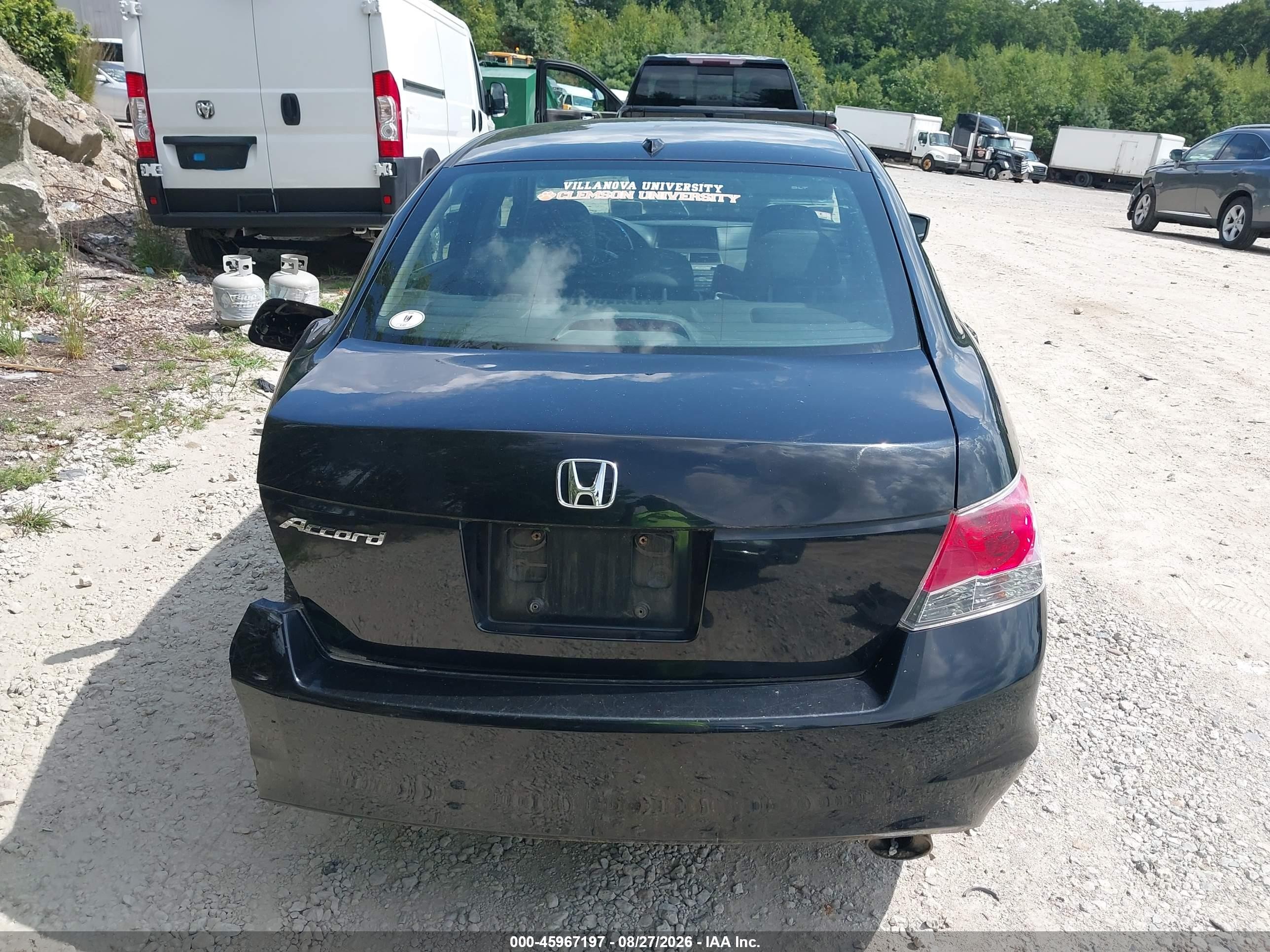 2010 Honda Accord 2.4 Ex-l Black vin: 1HGCP2F81AA034205
